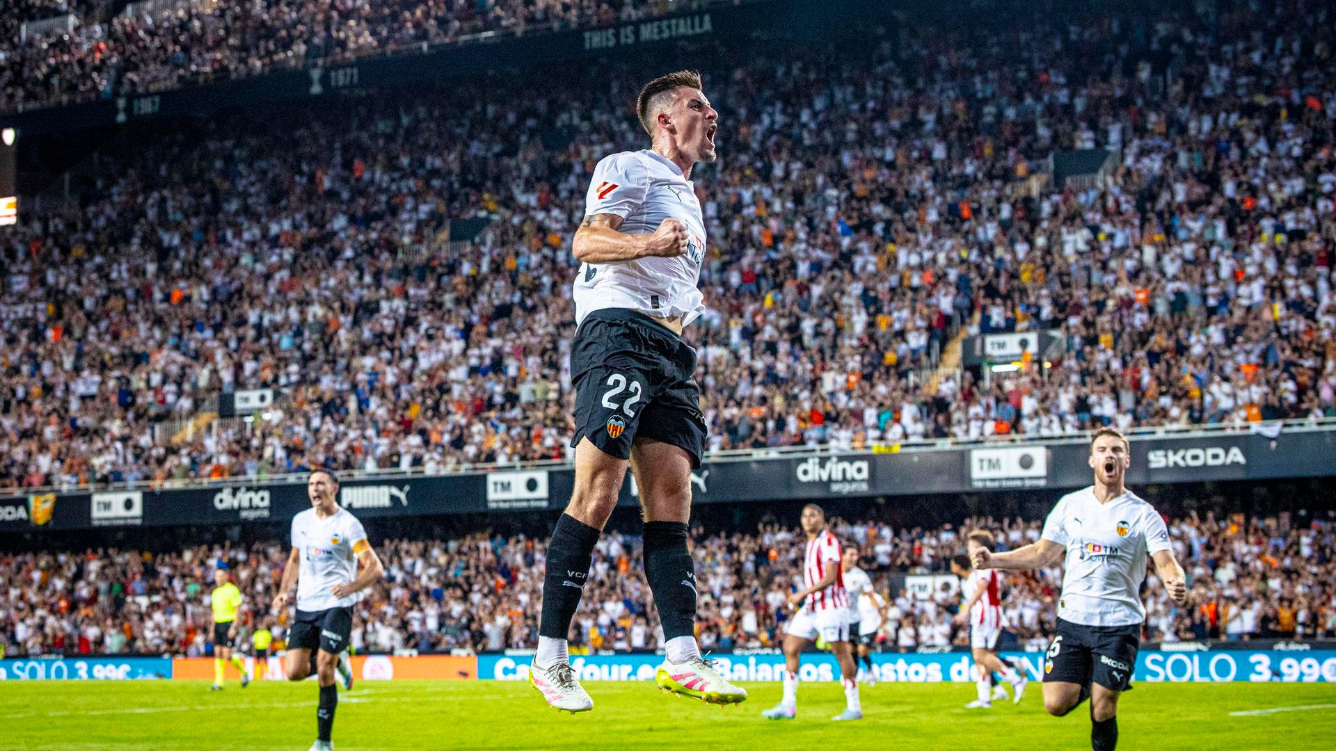 El Valencia CF es cuarto en la historia de LALIGA