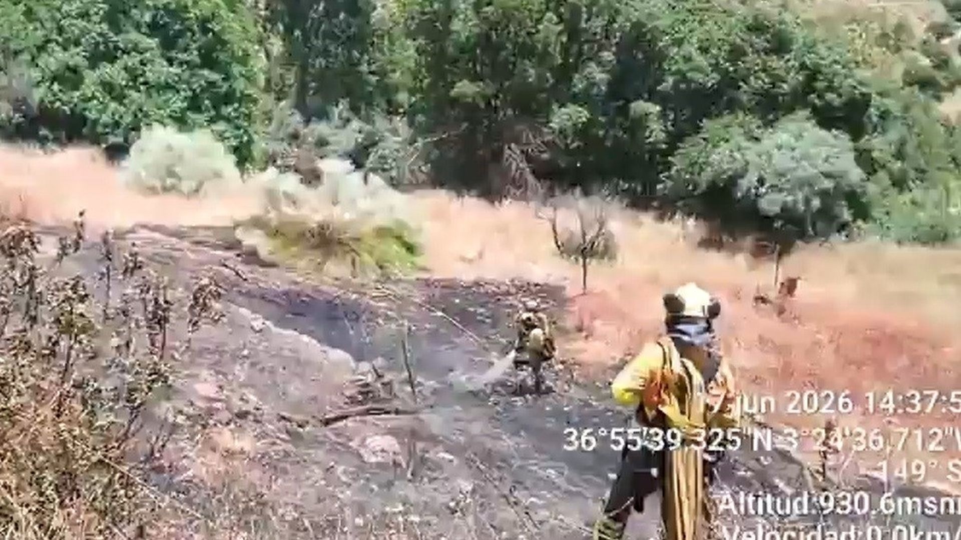 Encuentran el cadáver de un anciano en la zona del incendio forestal de Soportújar, en Granada Encuentran el cadáver de un anciano en la zona del incendio forestal de Soportújar, en Granada