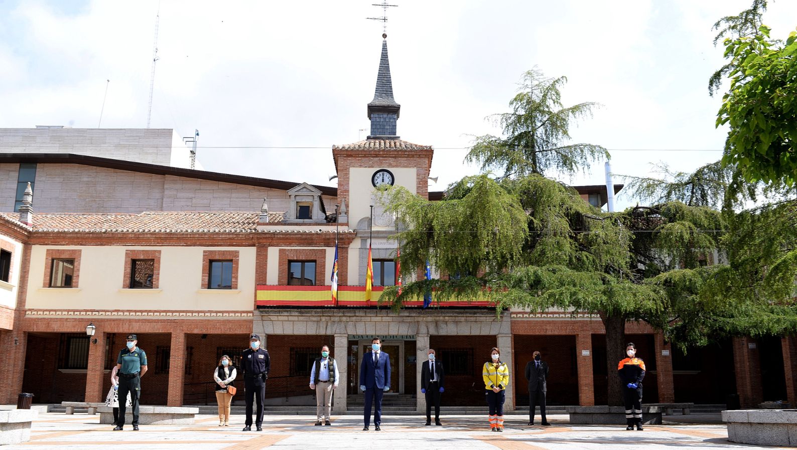 Fachada del Ayuntamiento de Las Rozas en Madrid