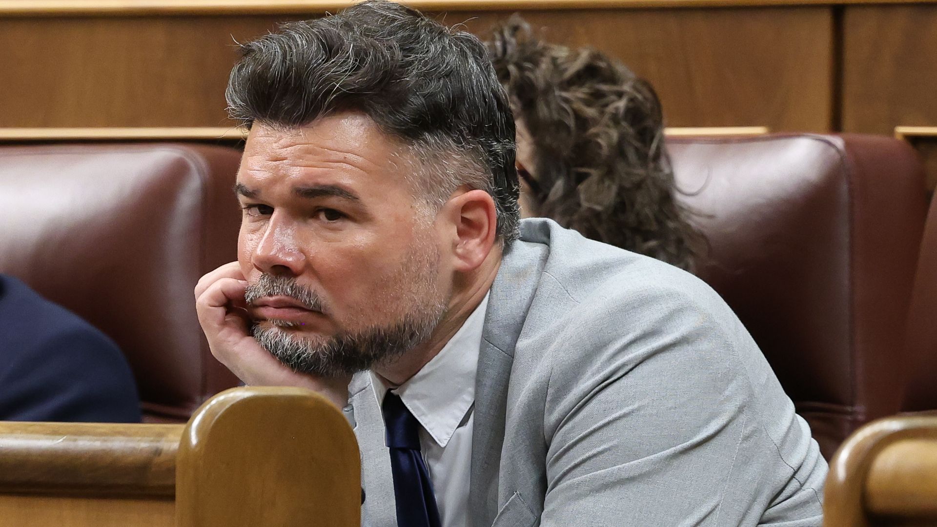 Gabriel Rufián en la sesión de control al Gobierno en el Congreso de los Diputados