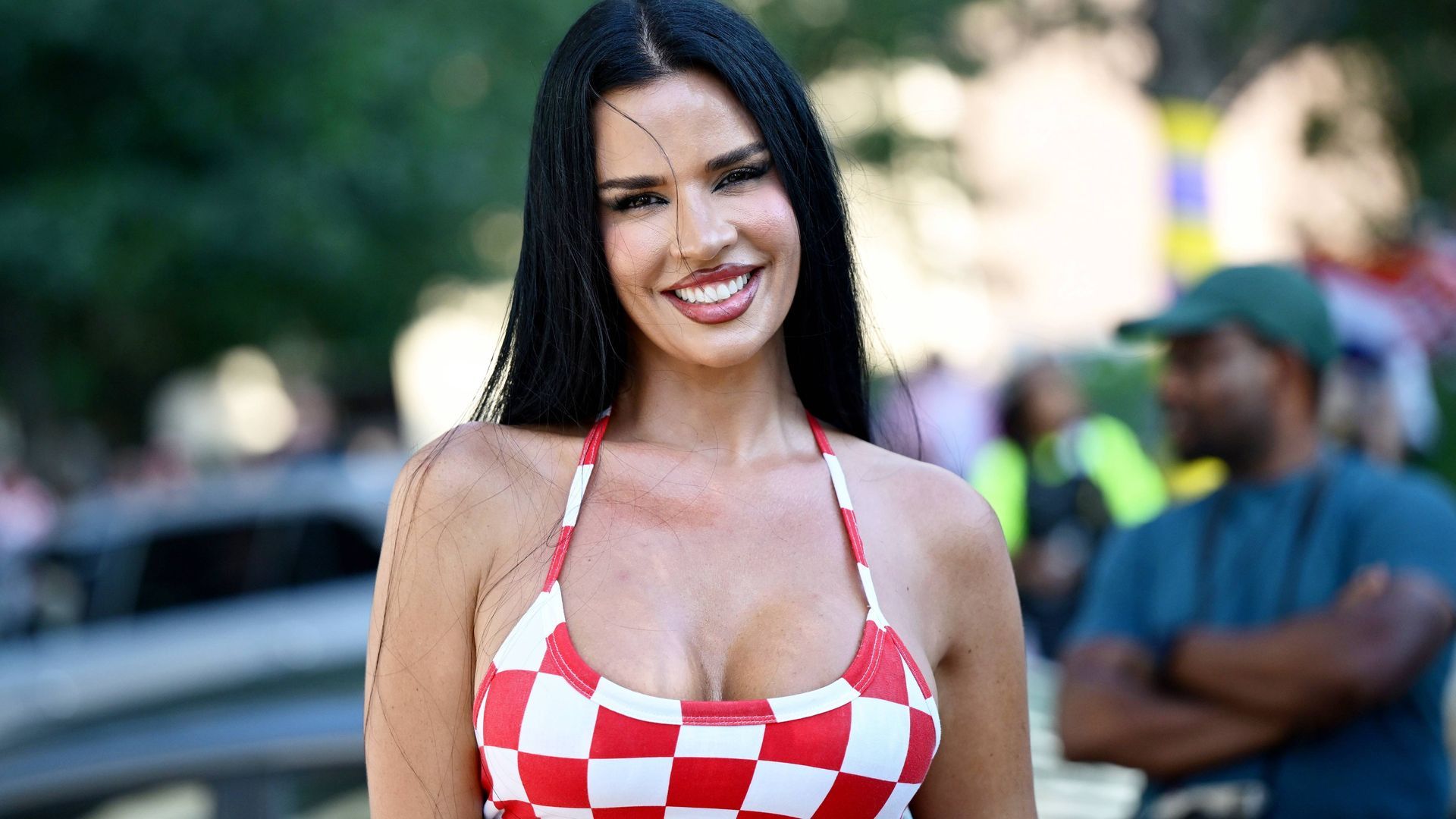 Ivana Knöll, en la previa del Inglaterra - Croacia