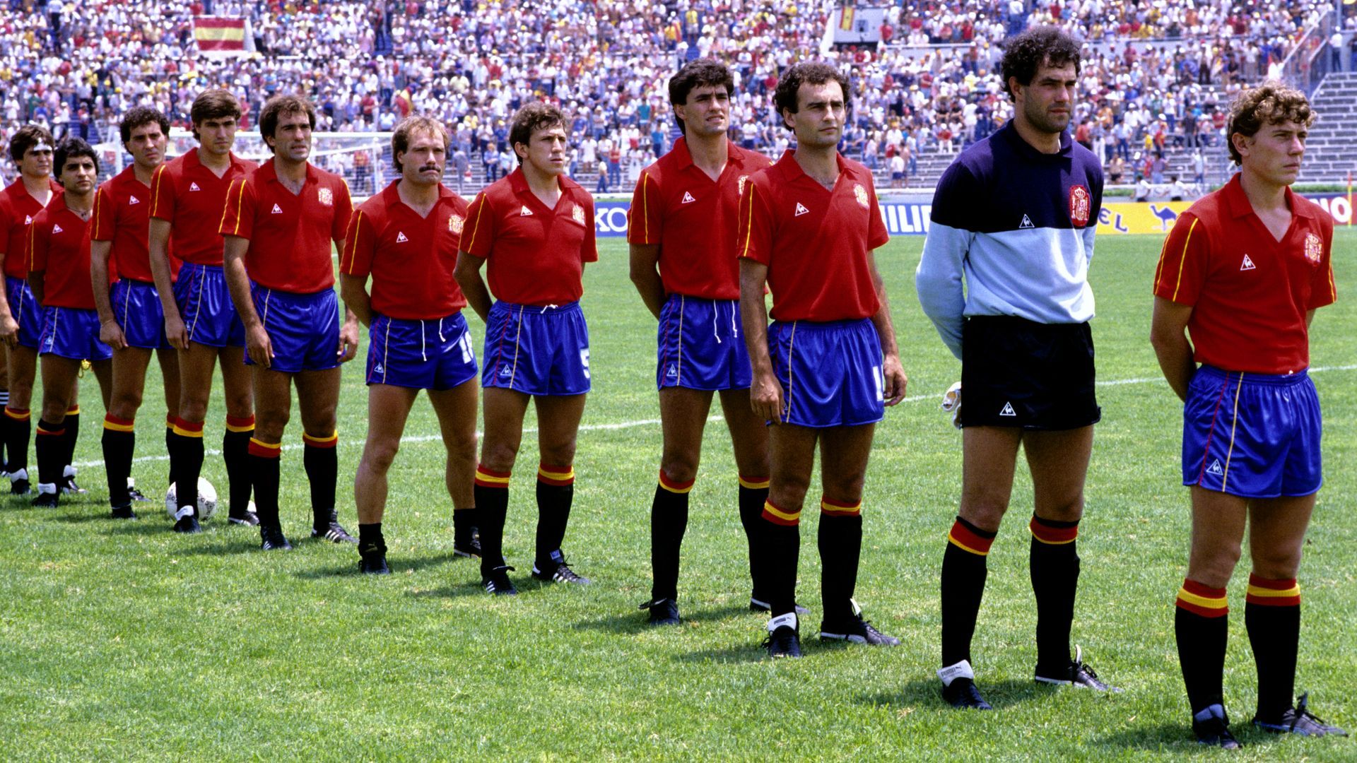 La selección española en México 86