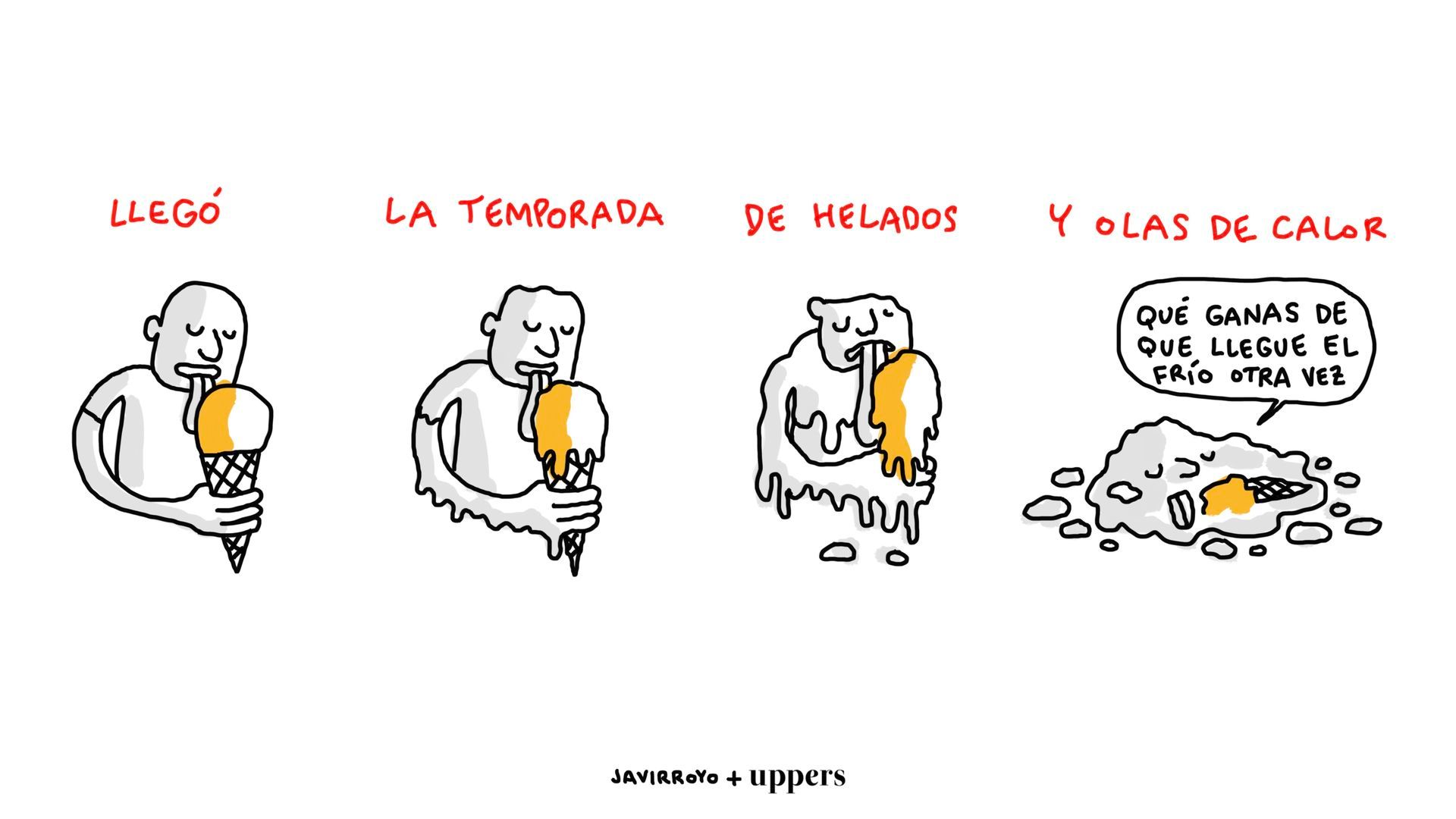 La viñeta de Javirroyo: "Llegó la temporada de helados" La viñeta de Javirroyo: "Llegó la temporada de helados"