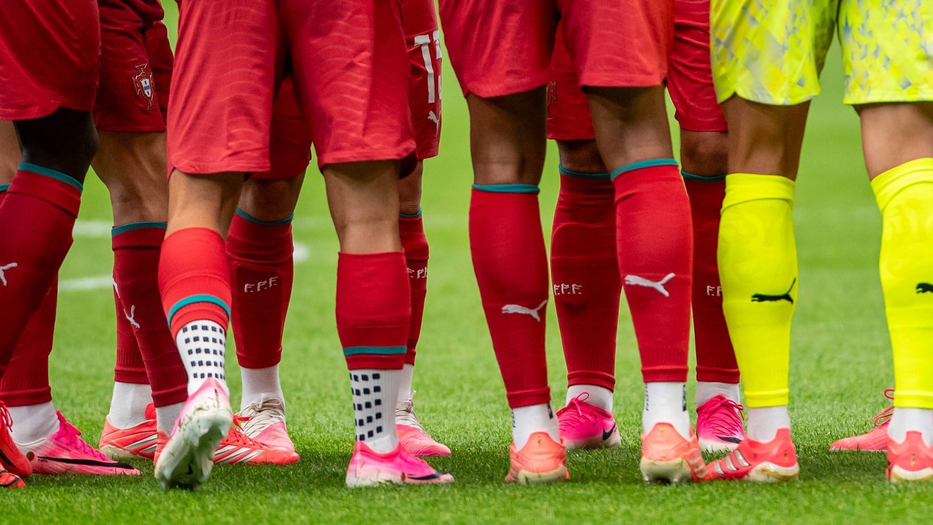Las botas de los jugadores de Portugal en su debut contra RD Congo en el Mundial 2026 Las botas de los jugadores de Portugal en su debut contra RD Congo en el Mundial 2026