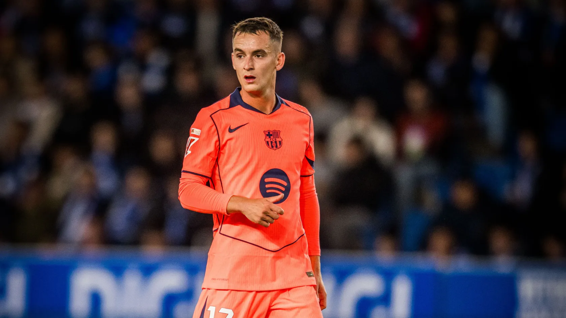 Marc Casadó, en el Alavés-Barcelona
