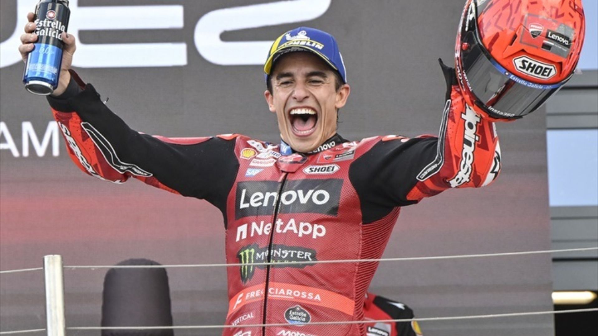 Marc Márquez, en Balaton Park