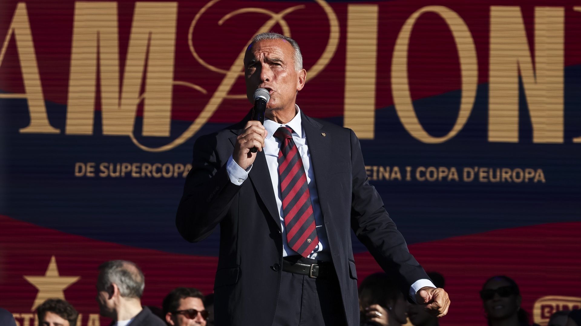 Rafa Yuste, en un acto del FC Barcelona Rafa Yuste, en un acto del FC Barcelona