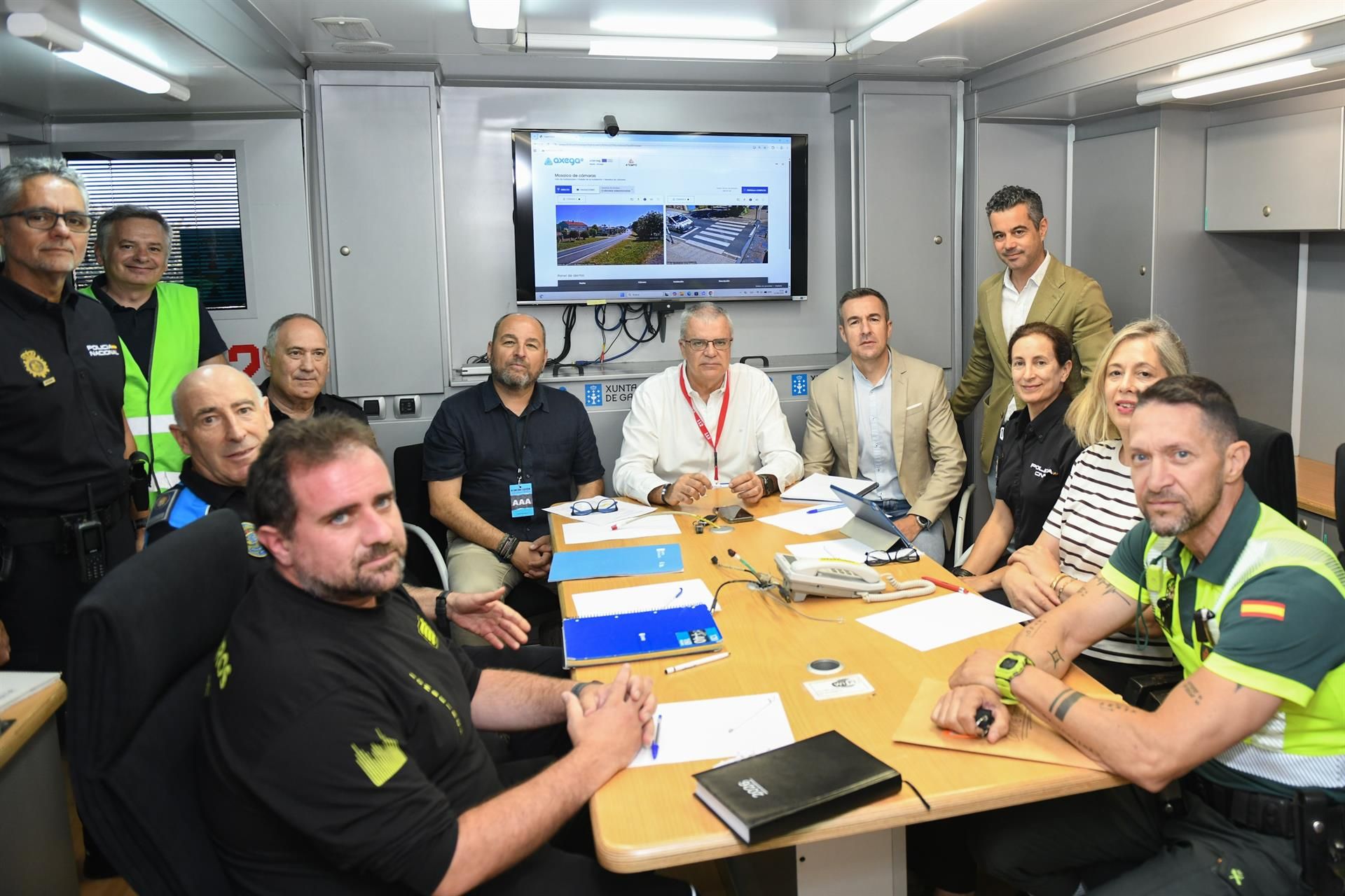 Reunión de seguridad previa al arranque del festival O Son do Camiño