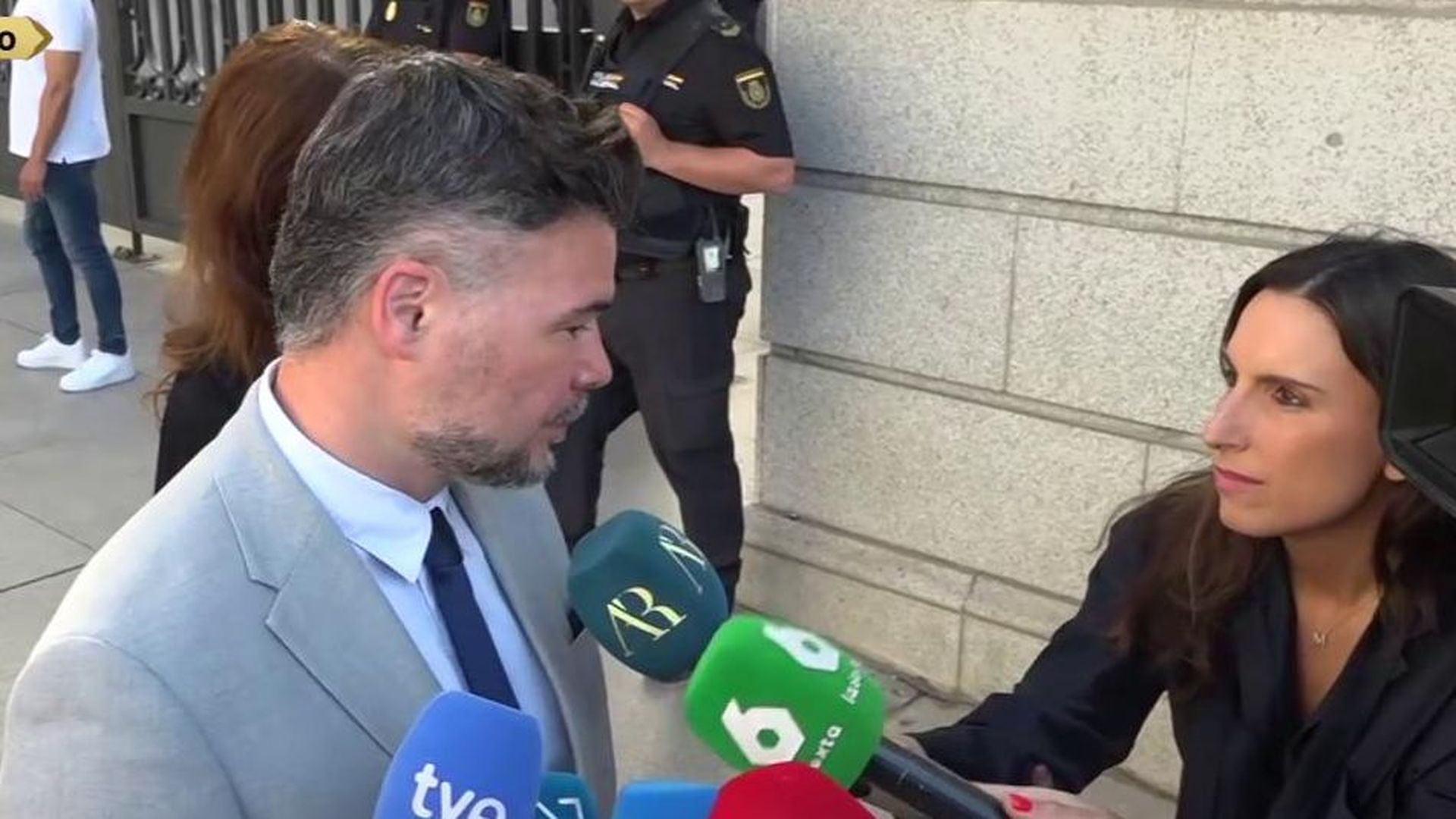 Rufián, de Junts: "Necesitamos que la derecha catalana se retrate"