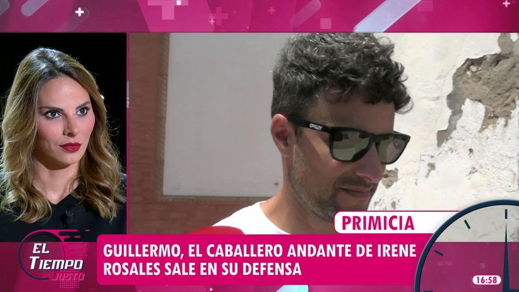 Guillermo, el novio de Irene Rosales, se dirige a Kiko Rivera tras criticar el spot de su expareja: "Sus palabras no venían a cuento"