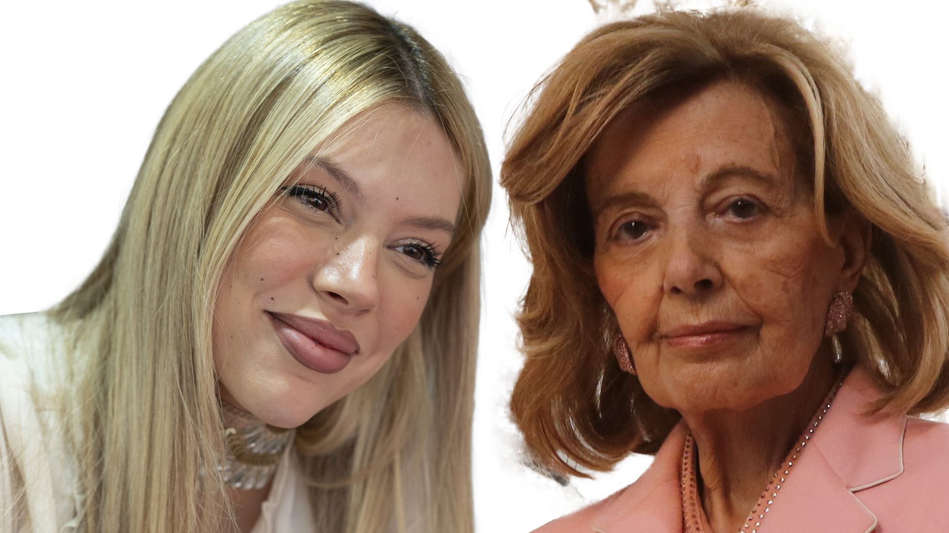 Alejandra Rubio y su abuela, María Teresa Campos
