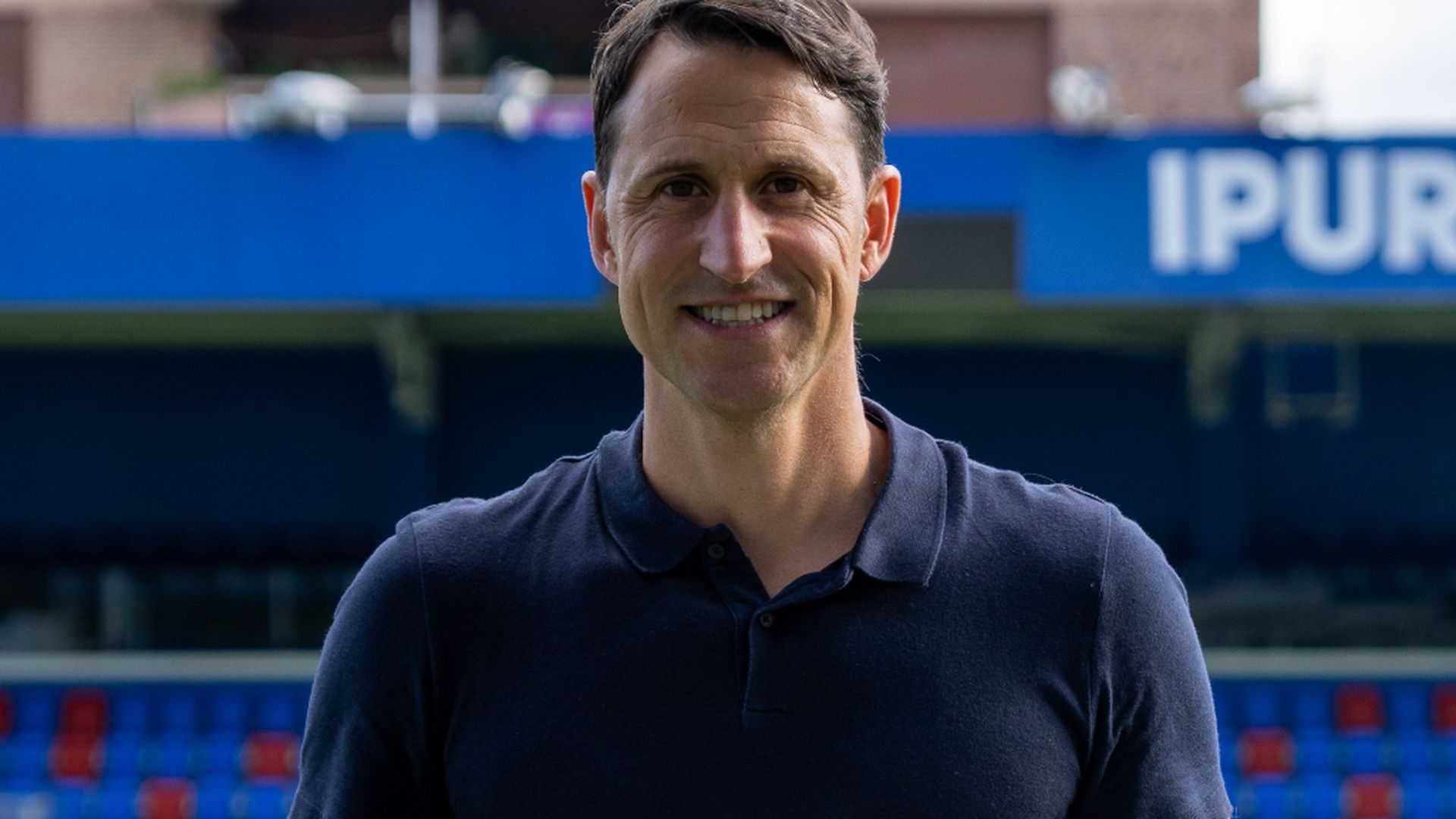 Beñat San José, entrenando al Eibar
