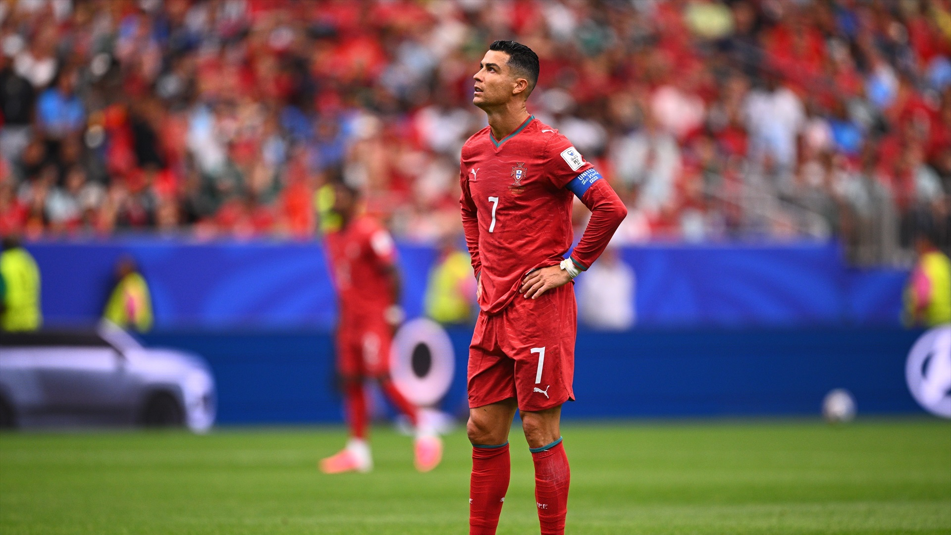 Cristiano Ronaldo, durante el Portugal-Congo
