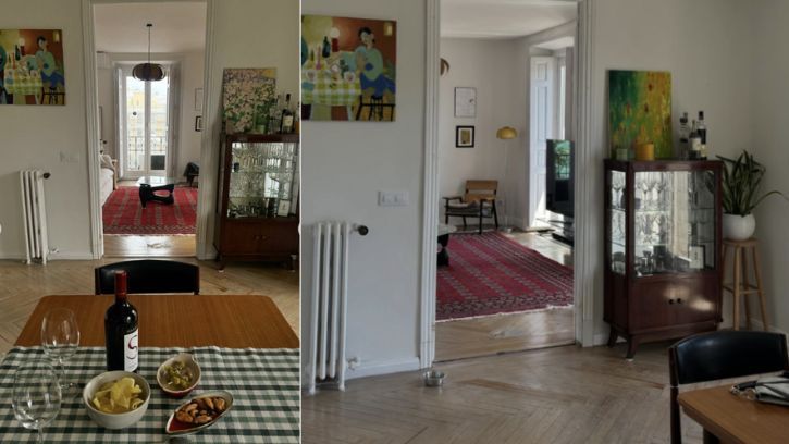 El comedor comunica con el salón