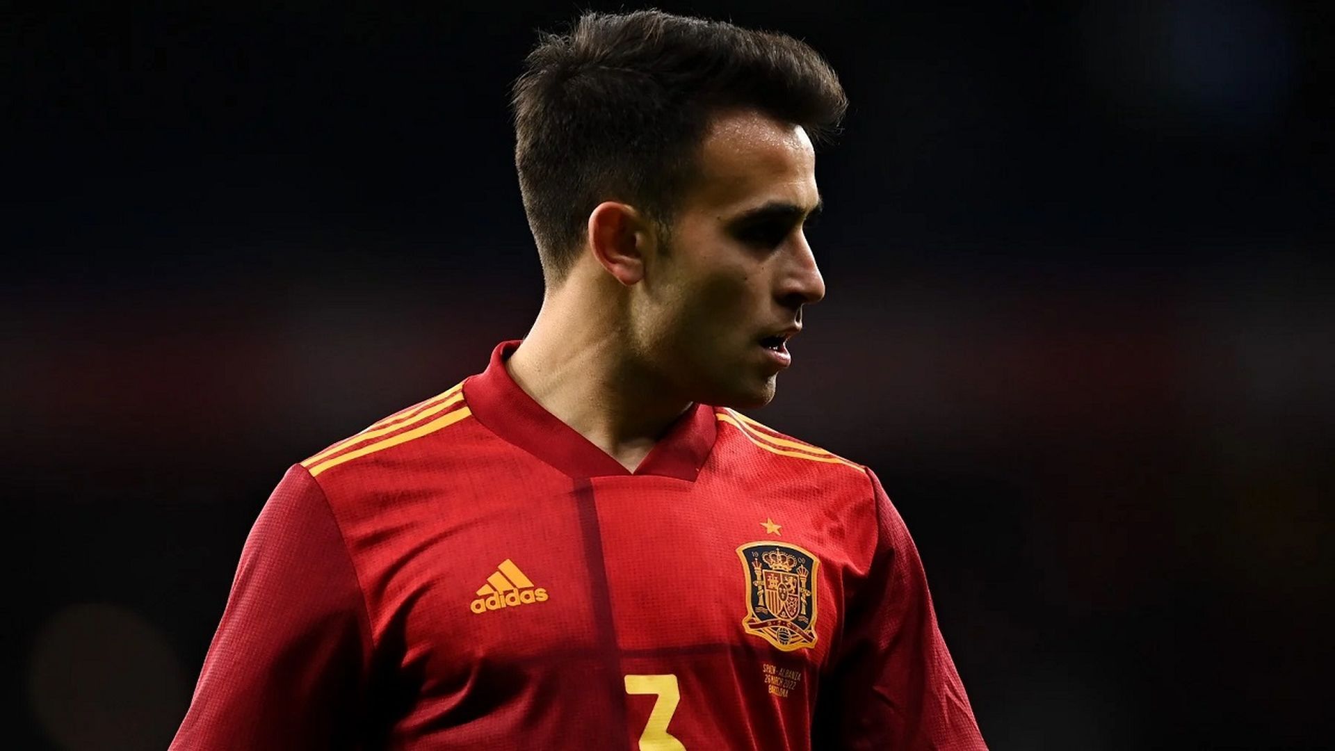 Eric García, durante un partido con la selección española Eric García, durante un partido con la selección española