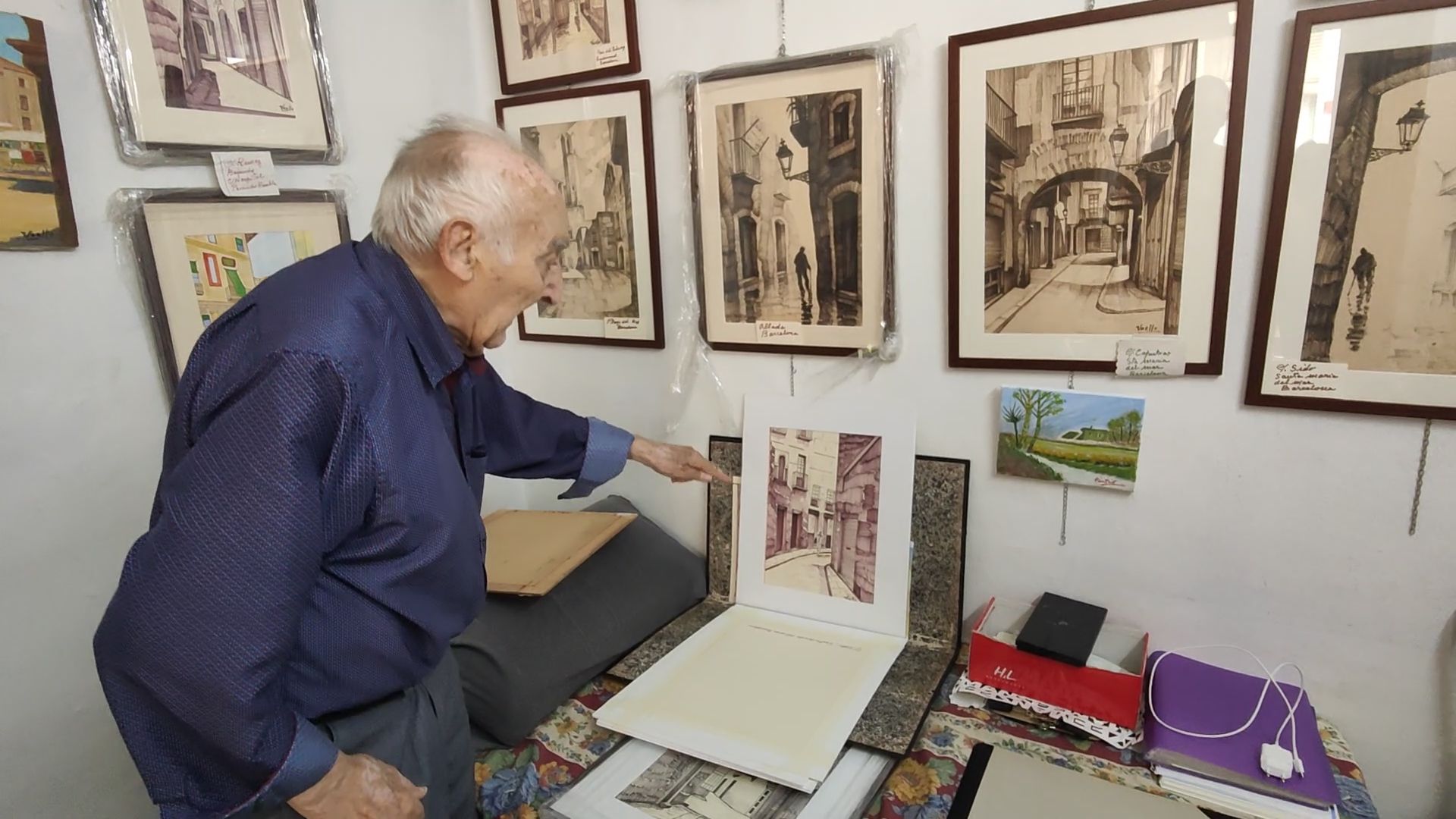 La pasión de Juan Vaello es la pintura