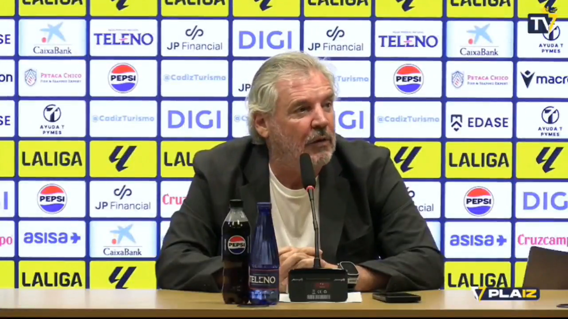 Manuel Vizcaíno, en rueda de prensa