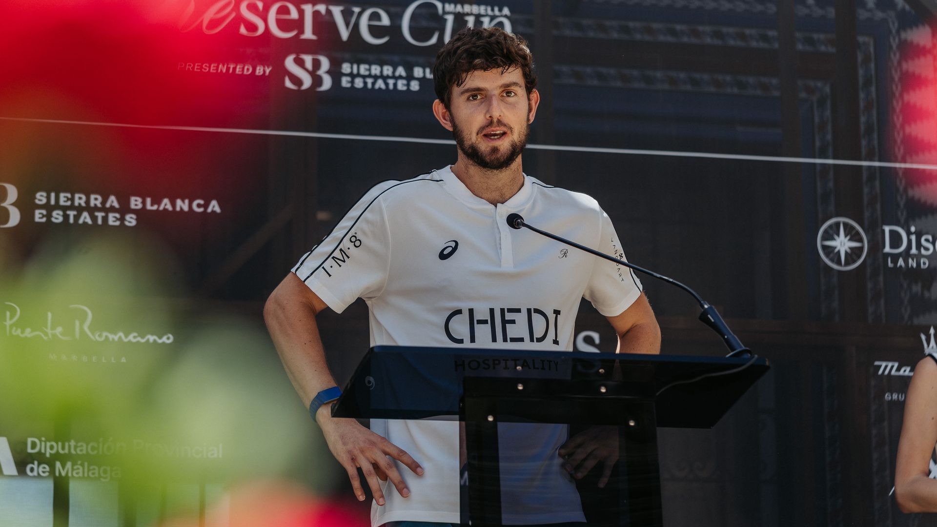 Mike Yanguas, durante la presentación del torneo