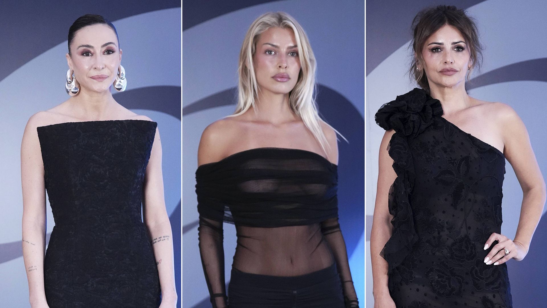 Rocío Martín Berrocal, Jessica Goicoechea y Mónica Cruz Rocío Martín Berrocal, Jessica Goicoechea y Mónica Cruz