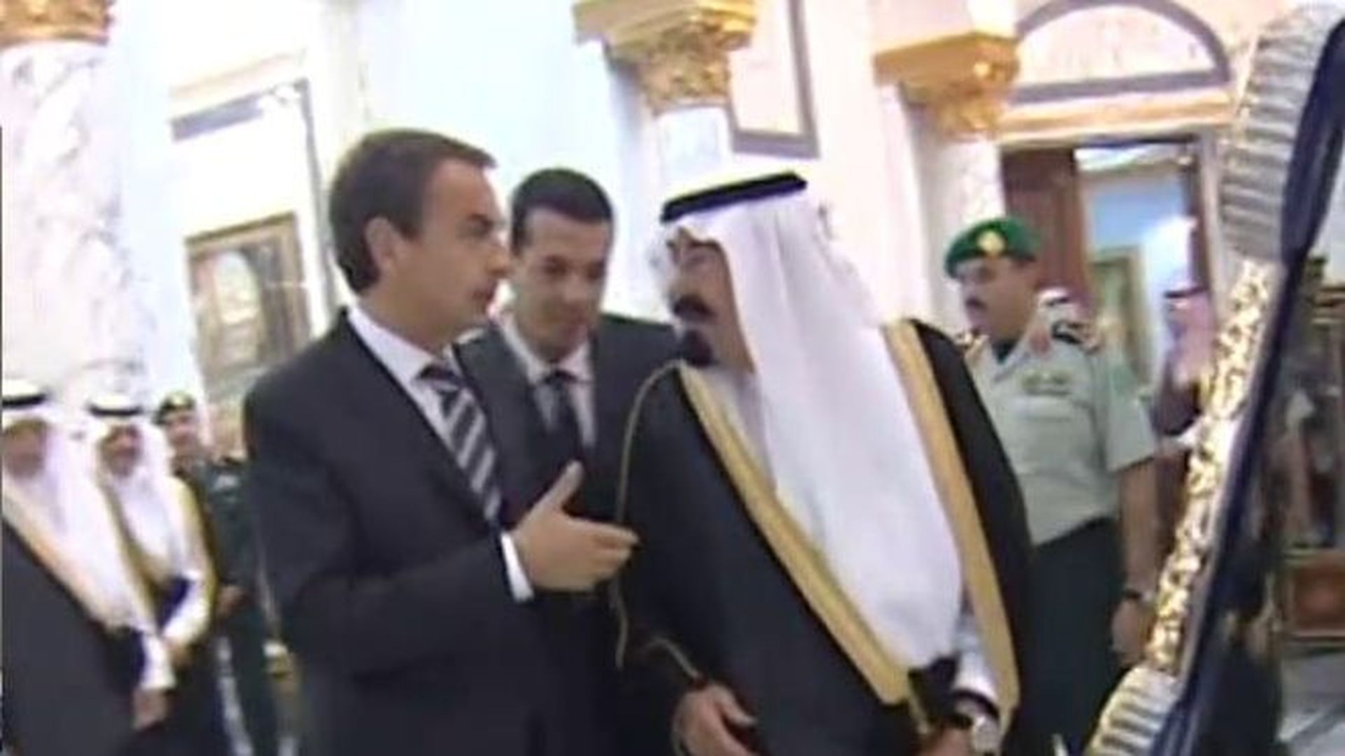 ¿Son las joyas de Zapatero un regalo del rey Abdullah de Arabia Saudí en 2007?