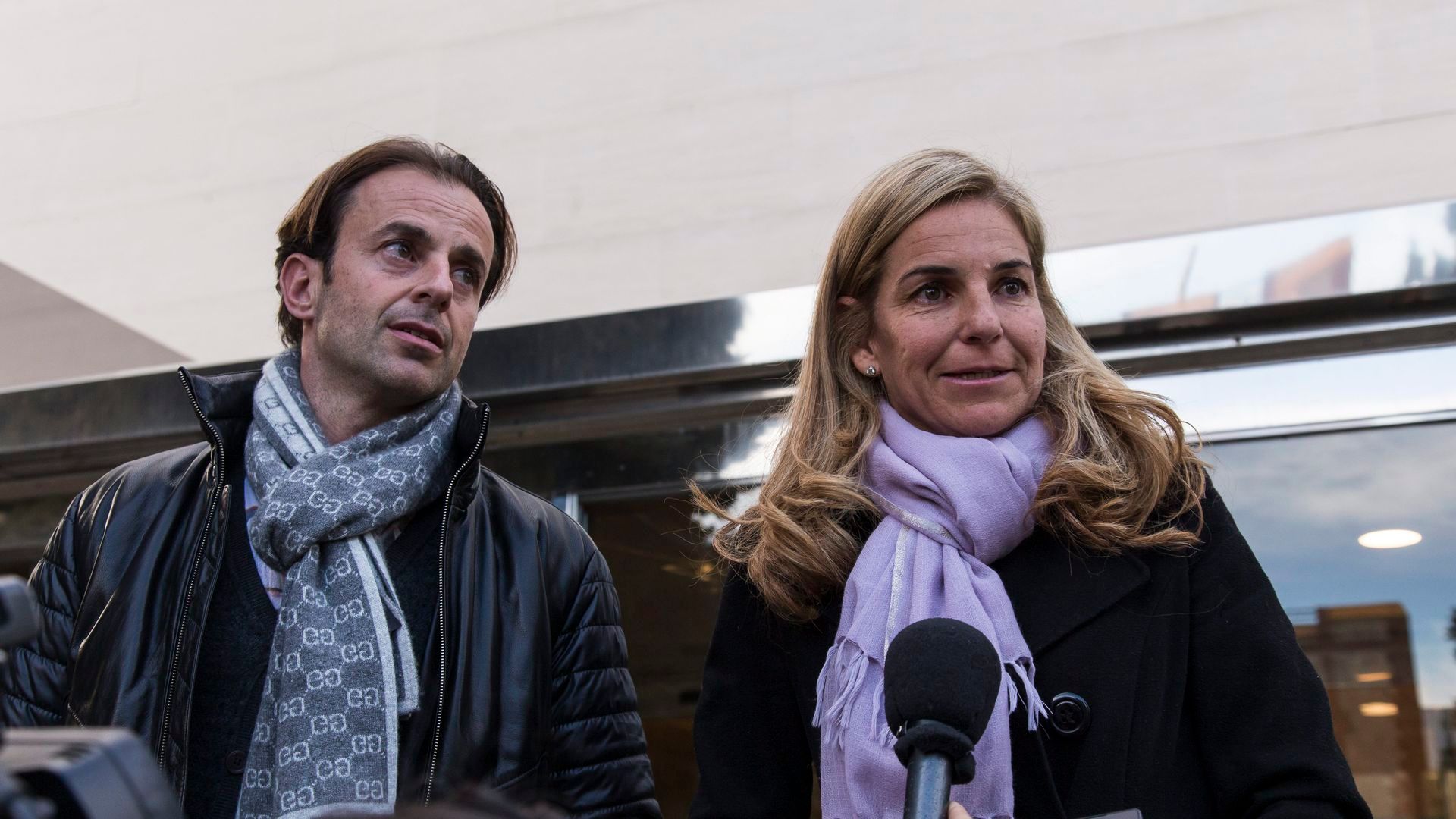 Arantxa Sánchez Vicario y Josep Santacana