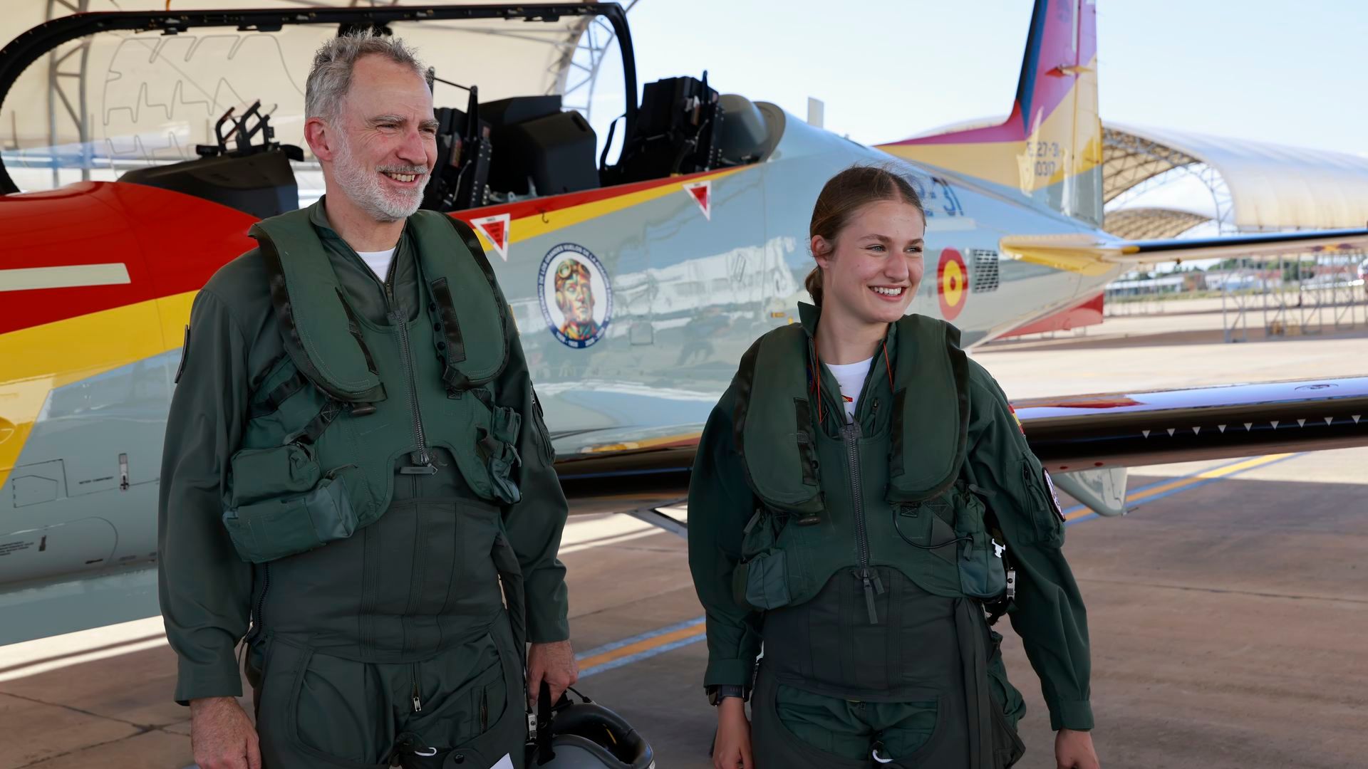 La princesa Leonor y su padre, Felipe VI