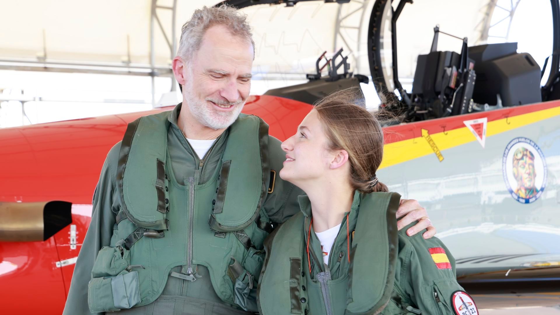 La princesa Leonor y su padre, Felipe VI