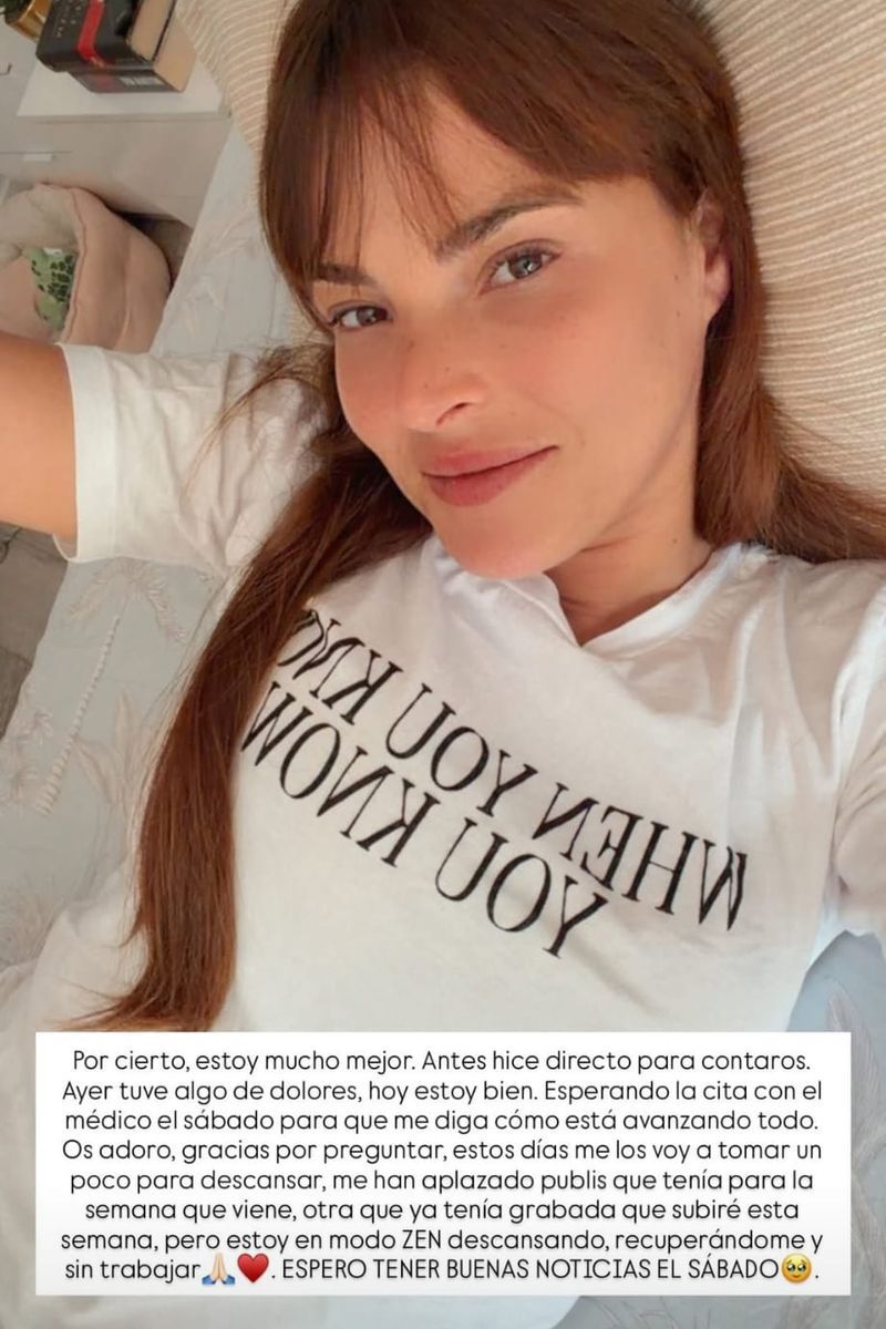 Marta Peñate cuenta cómo se encuentra tras anunciar un futuro problema tras su embarazo ectópico