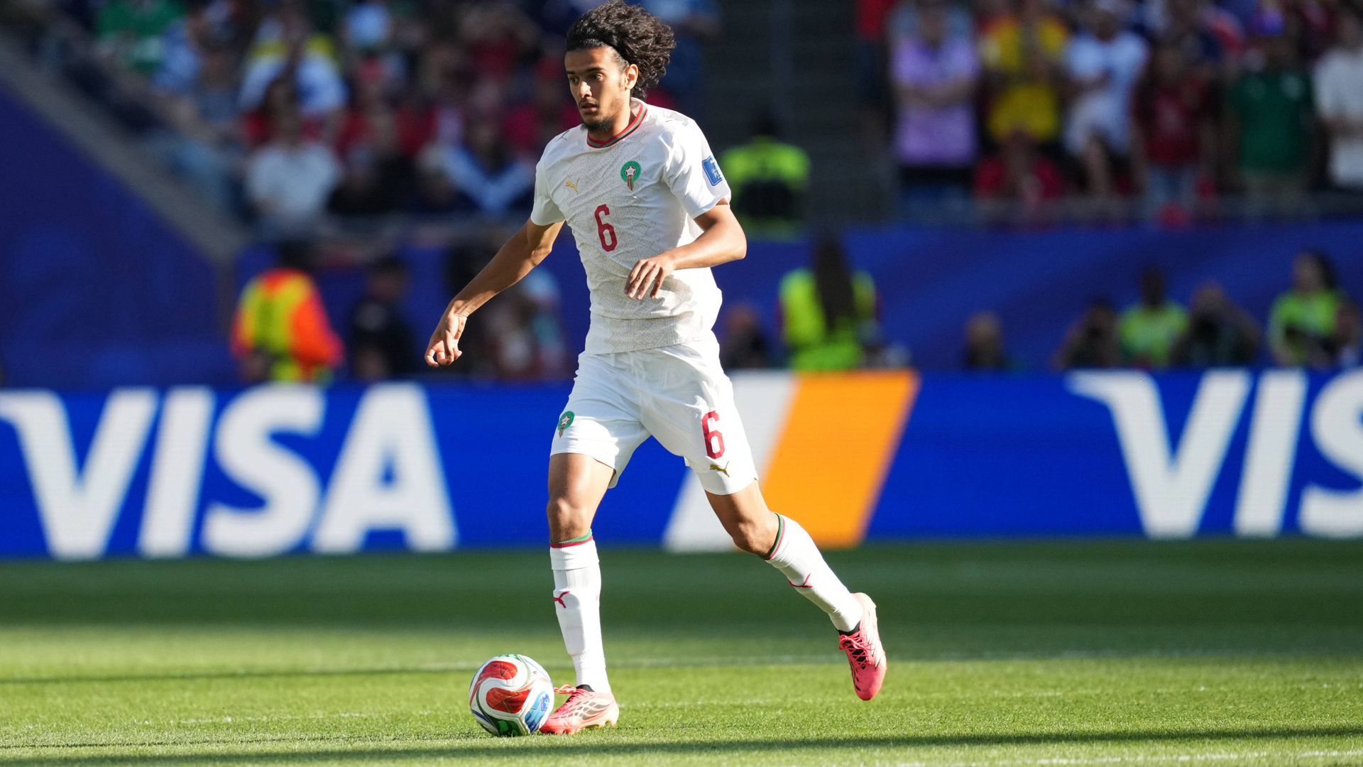 Ayyoub Bouaddi, jugador de Marruecos
