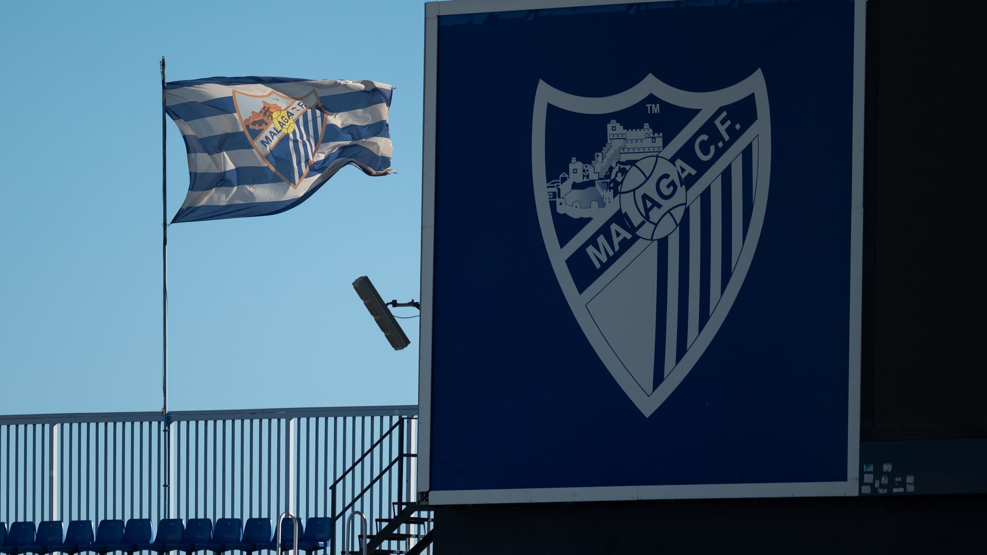 Estadio de La Rosaleda en Málaga Estadio de La Rosaleda en Málaga