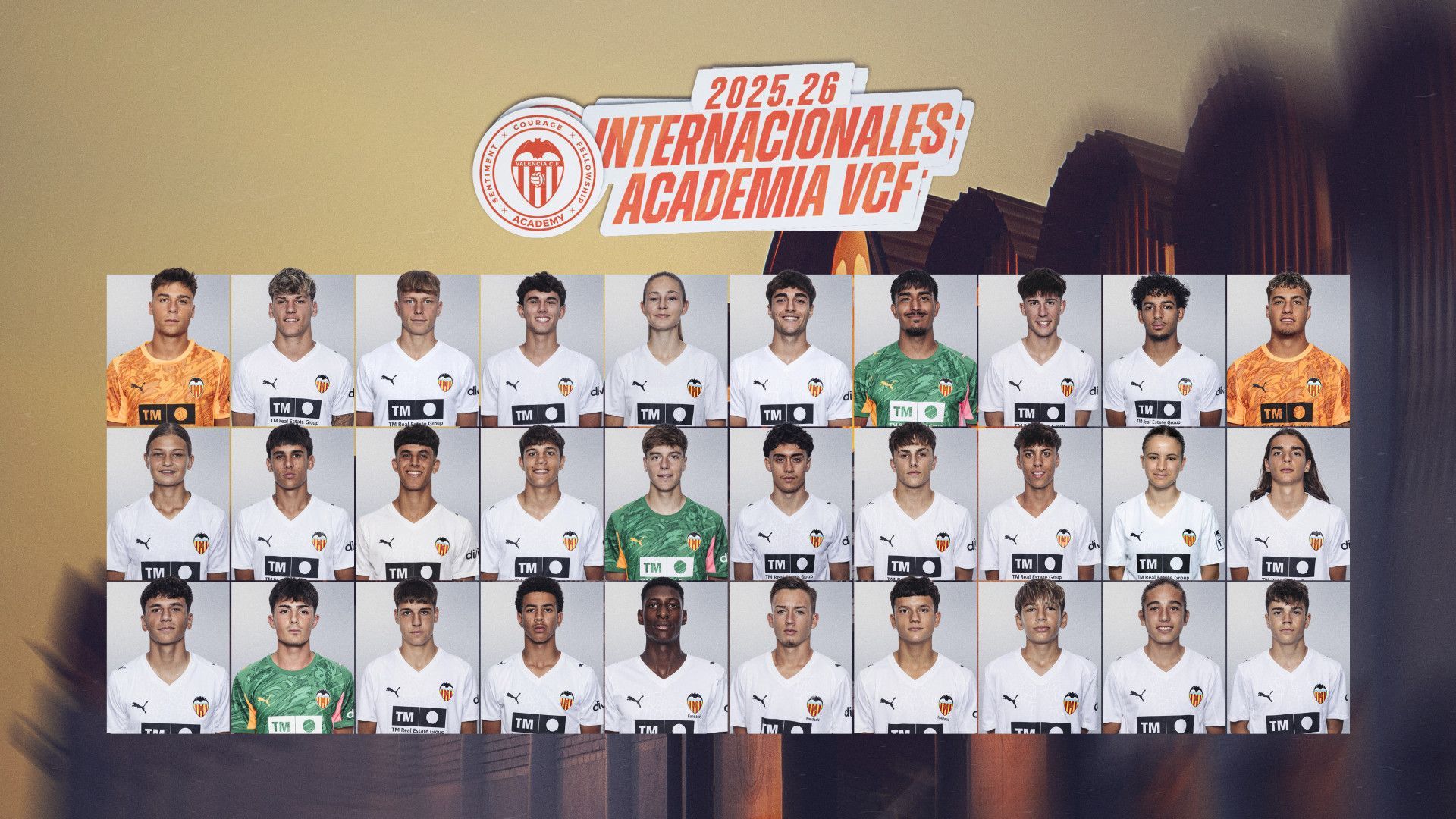 Internacionales de la Academia del Valencia CF