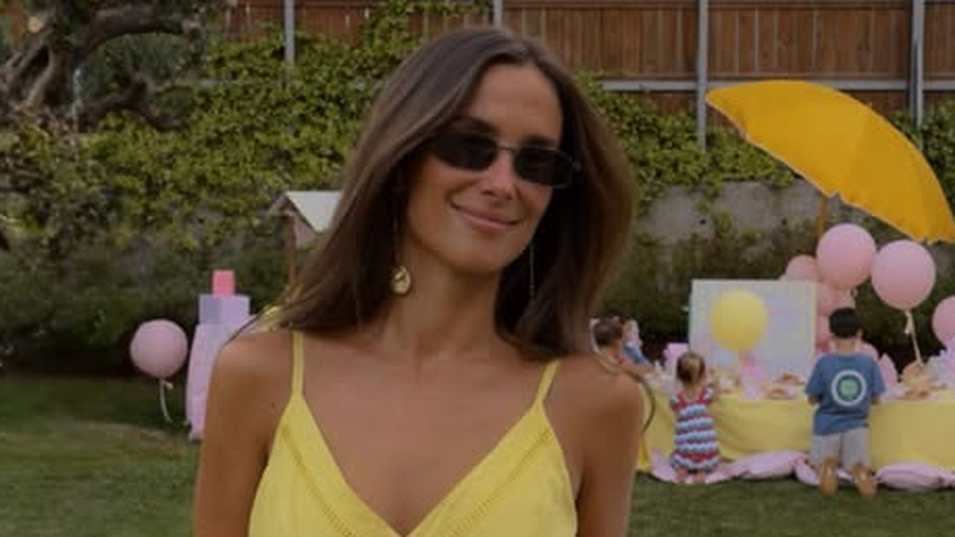 María Pombo en el cumpleaños de su hija, Vega María Pombo en el cumpleaños de su hija, Vega