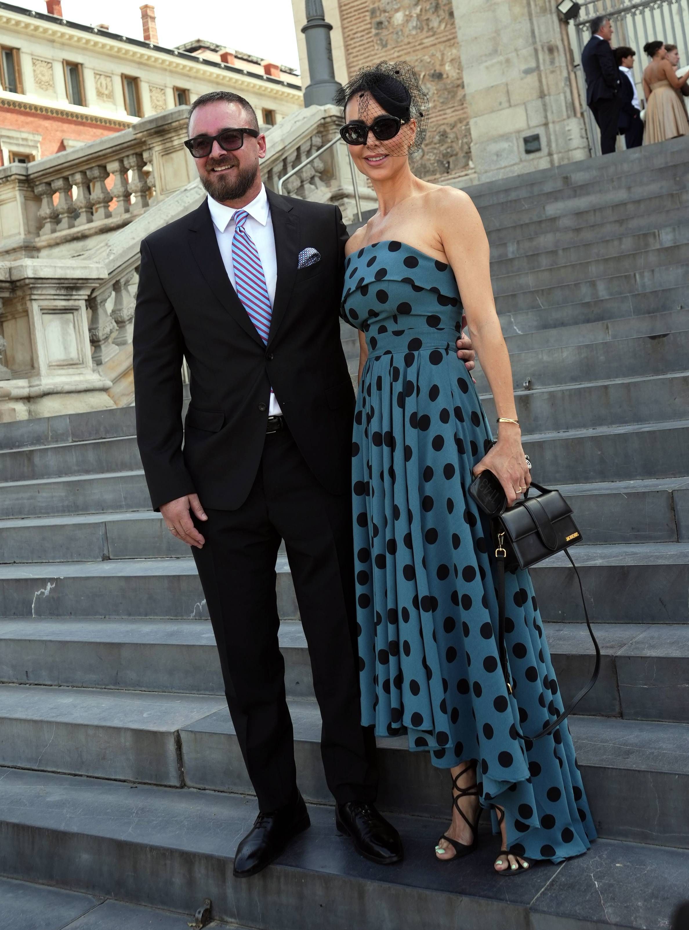 Vania Millán y Julián Bayón, como invitados de la boda