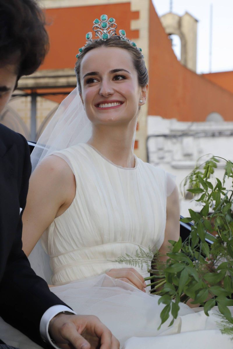 Ana Domecq en sun boda con Alberto Mencos