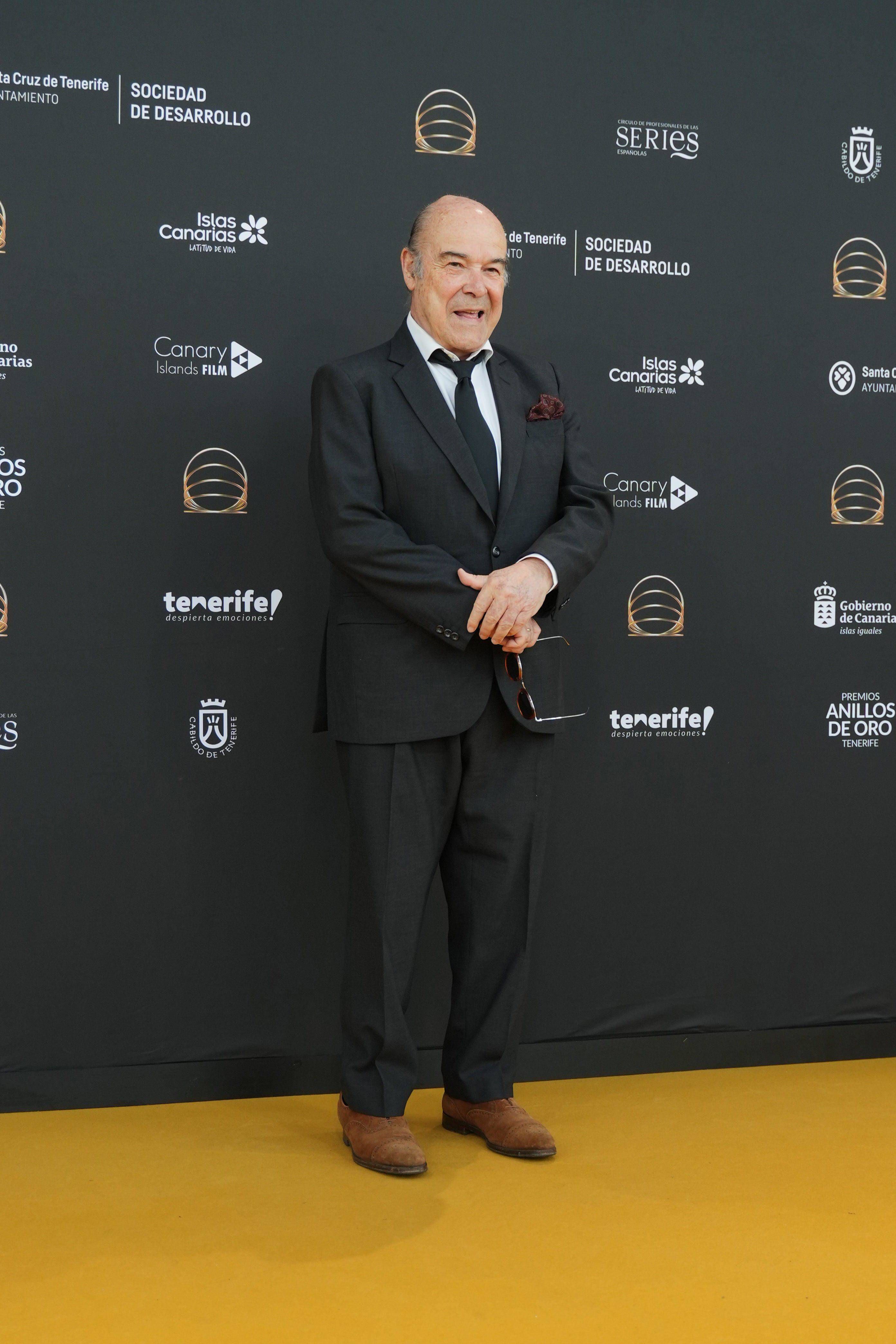 Antonio Resines, en el photocall de la primera edición de los Premios Anillos de Oro