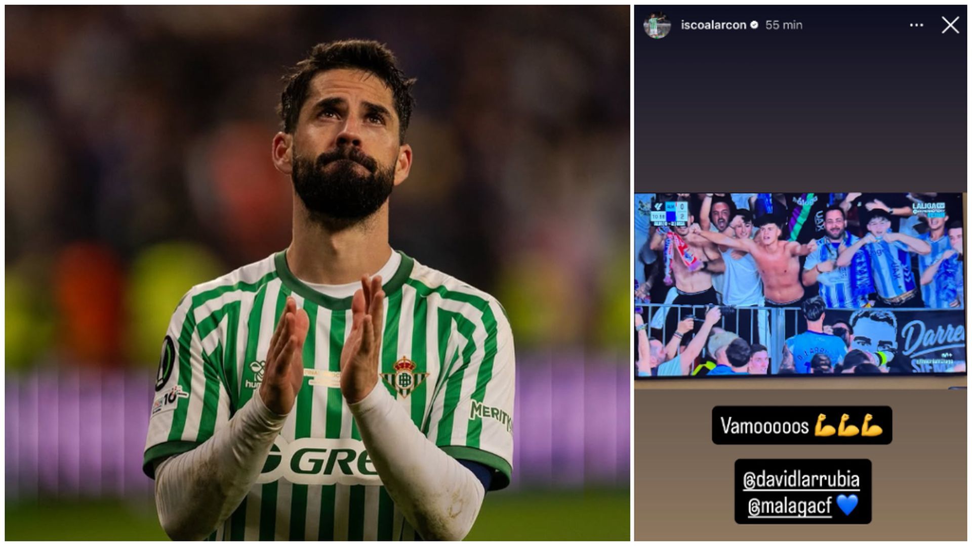 Isco Alarcón y su mensaje al Málaga Isco Alarcón y su mensaje al Málaga