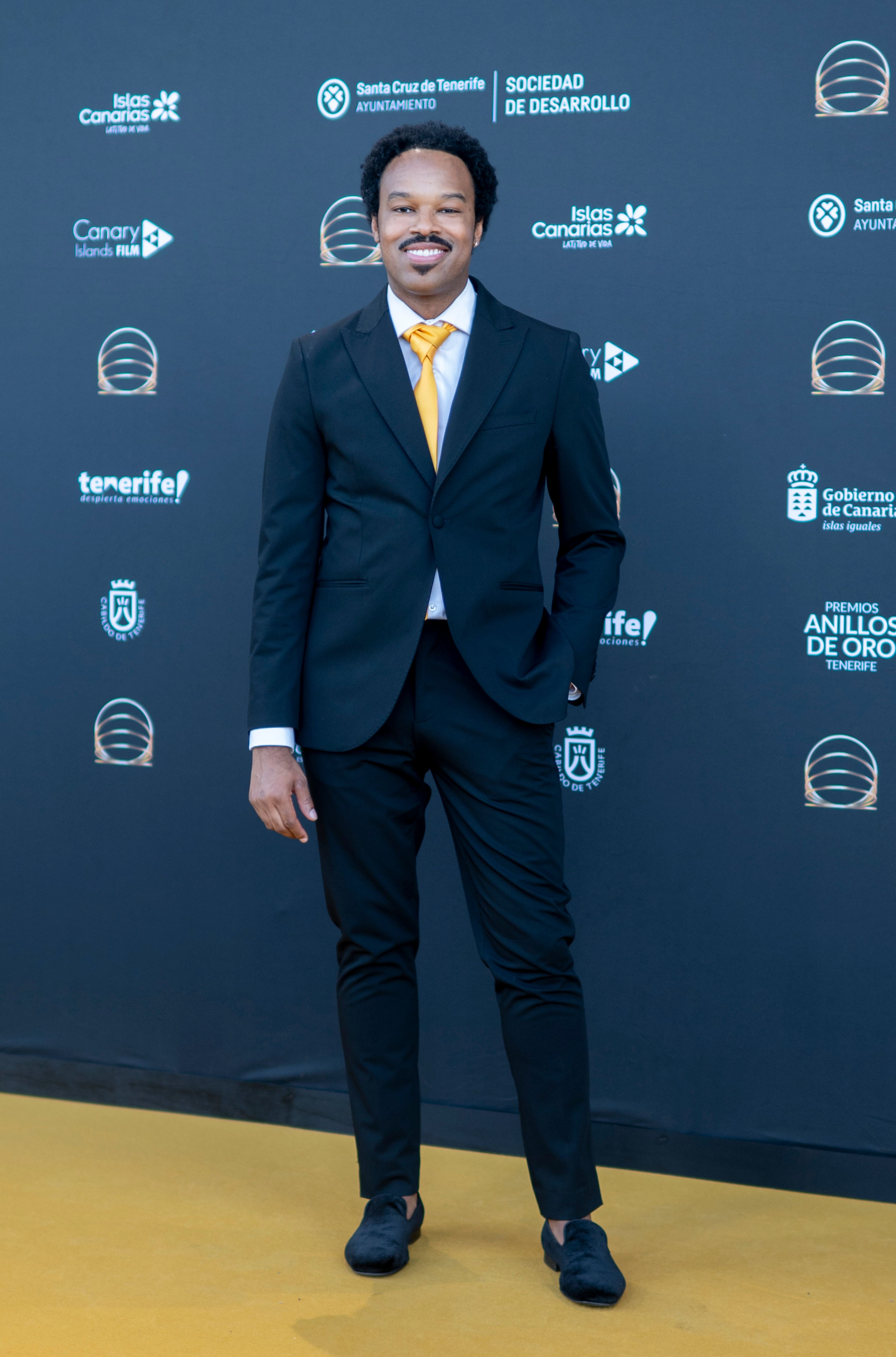 Jean Cruz, en el photocall de la primera edición de los Premios Anillos de Oro