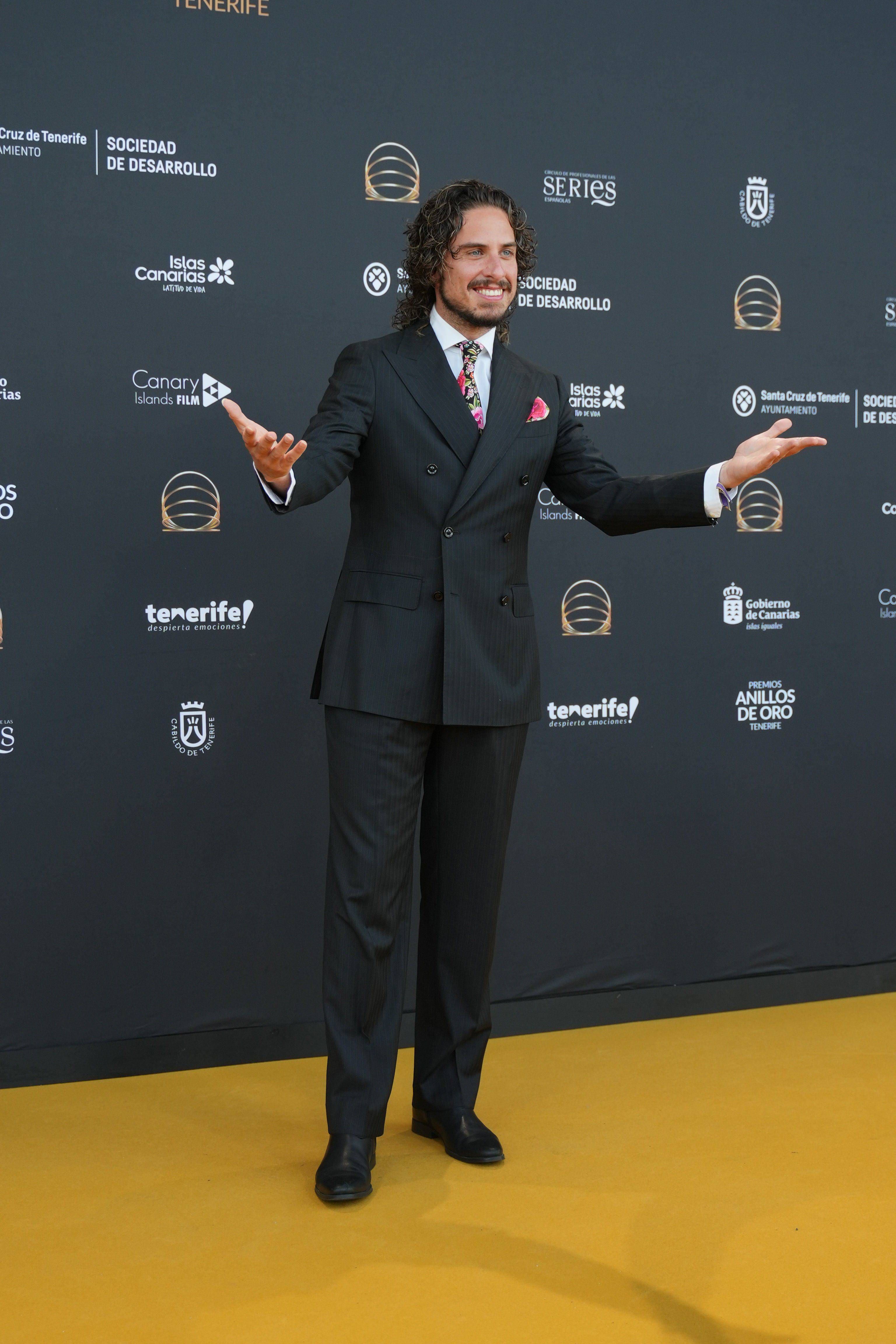 Kiki Morente, en el photocall de la primera edición de los Premios Anillos de Oro