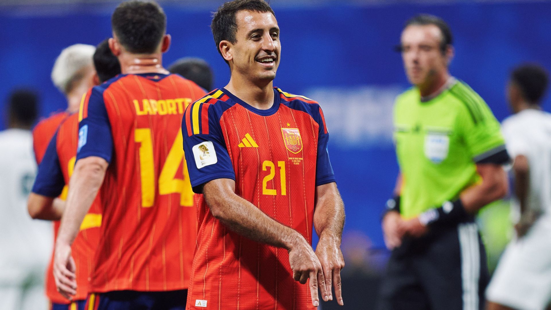 Mikel Oyarzabal celebra su gol ante Arabia Saudita Mikel Oyarzabal celebra su gol ante Arabia Saudita