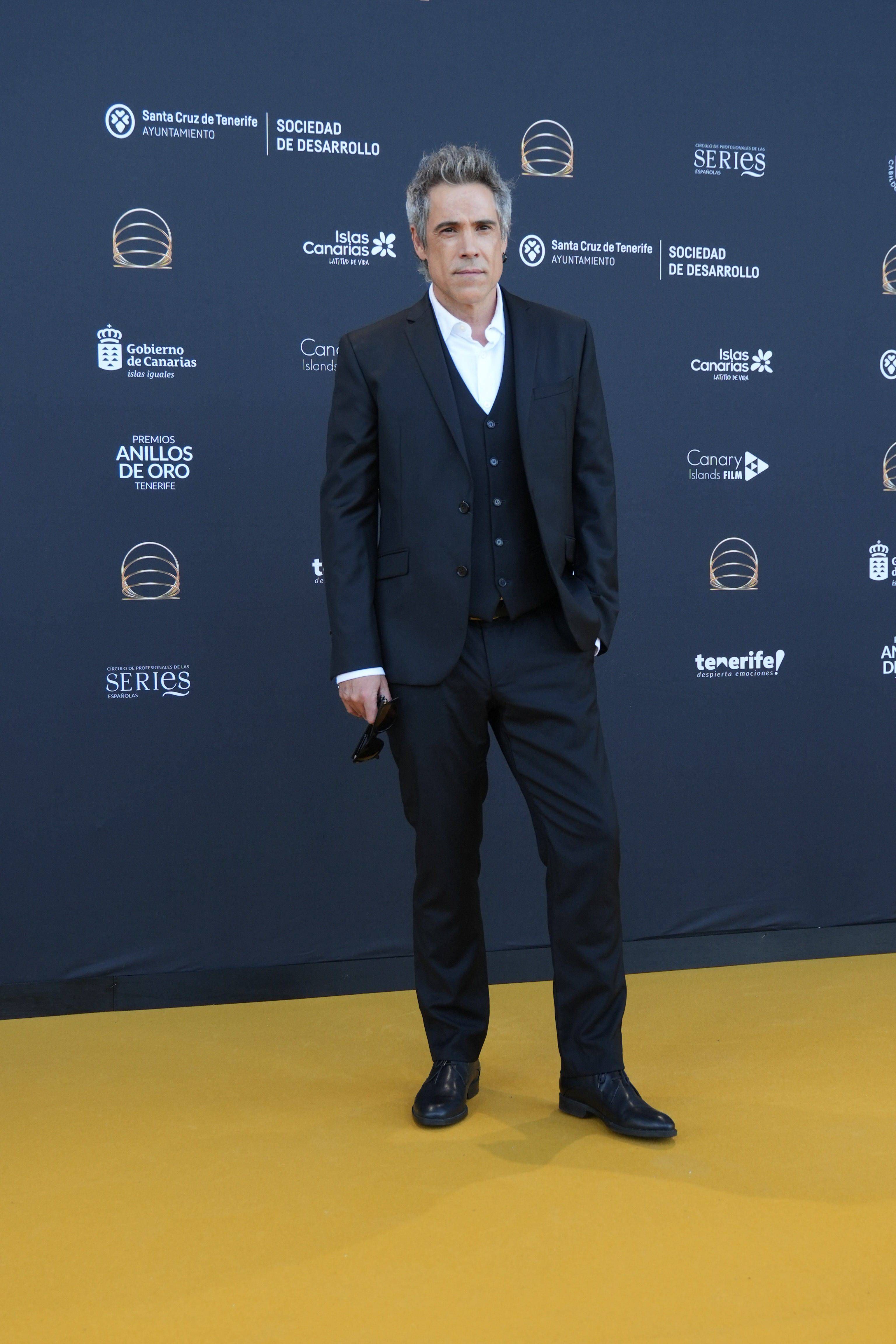 Unax Ugalde, en el photocall de la primera edición de los Premios Anillos de Oro