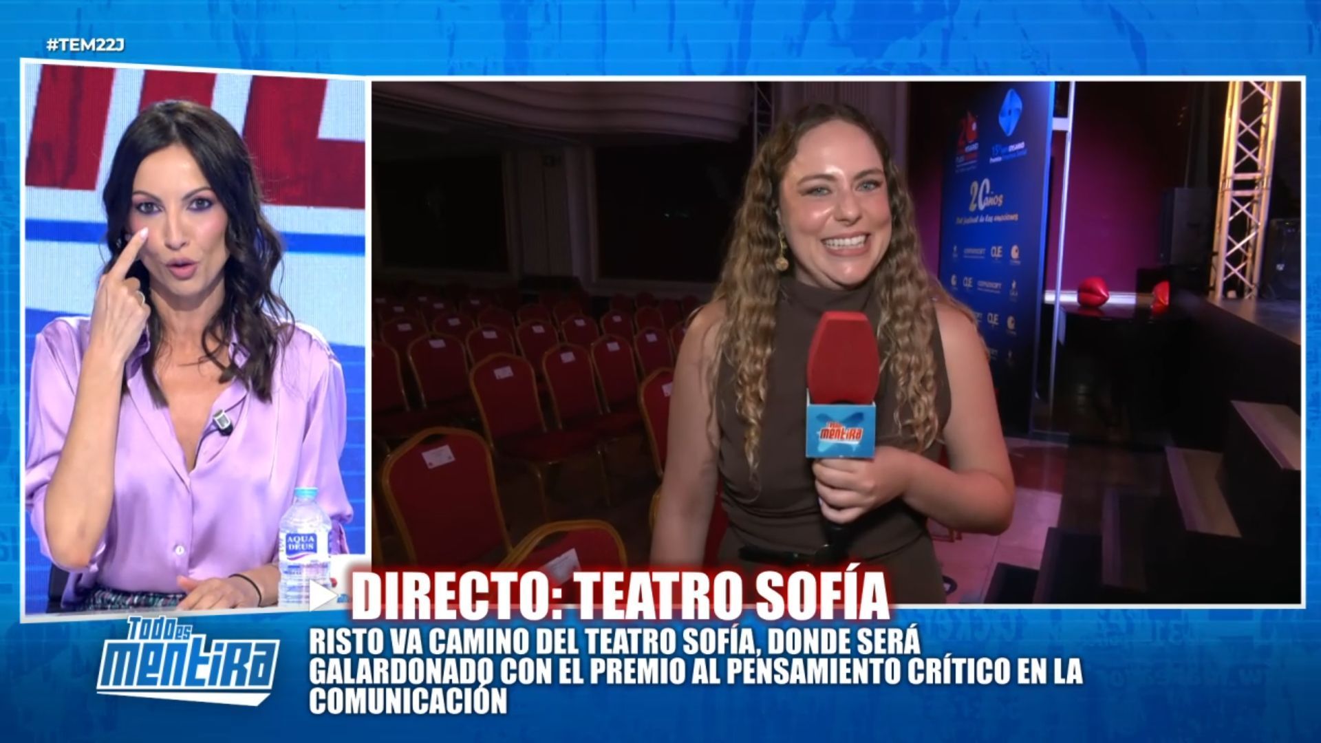 'TEM' se adentra en la gala donde Risto Mejide recibirá un premio: "De las únicas veces que le veamos con pajarita"