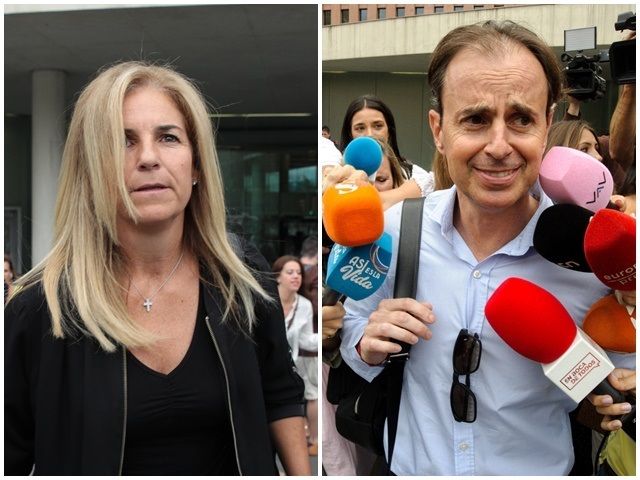 EuropaPress_5441043_arantxa_sanchez_vicario_josep_santacana_abandonando_juzgados