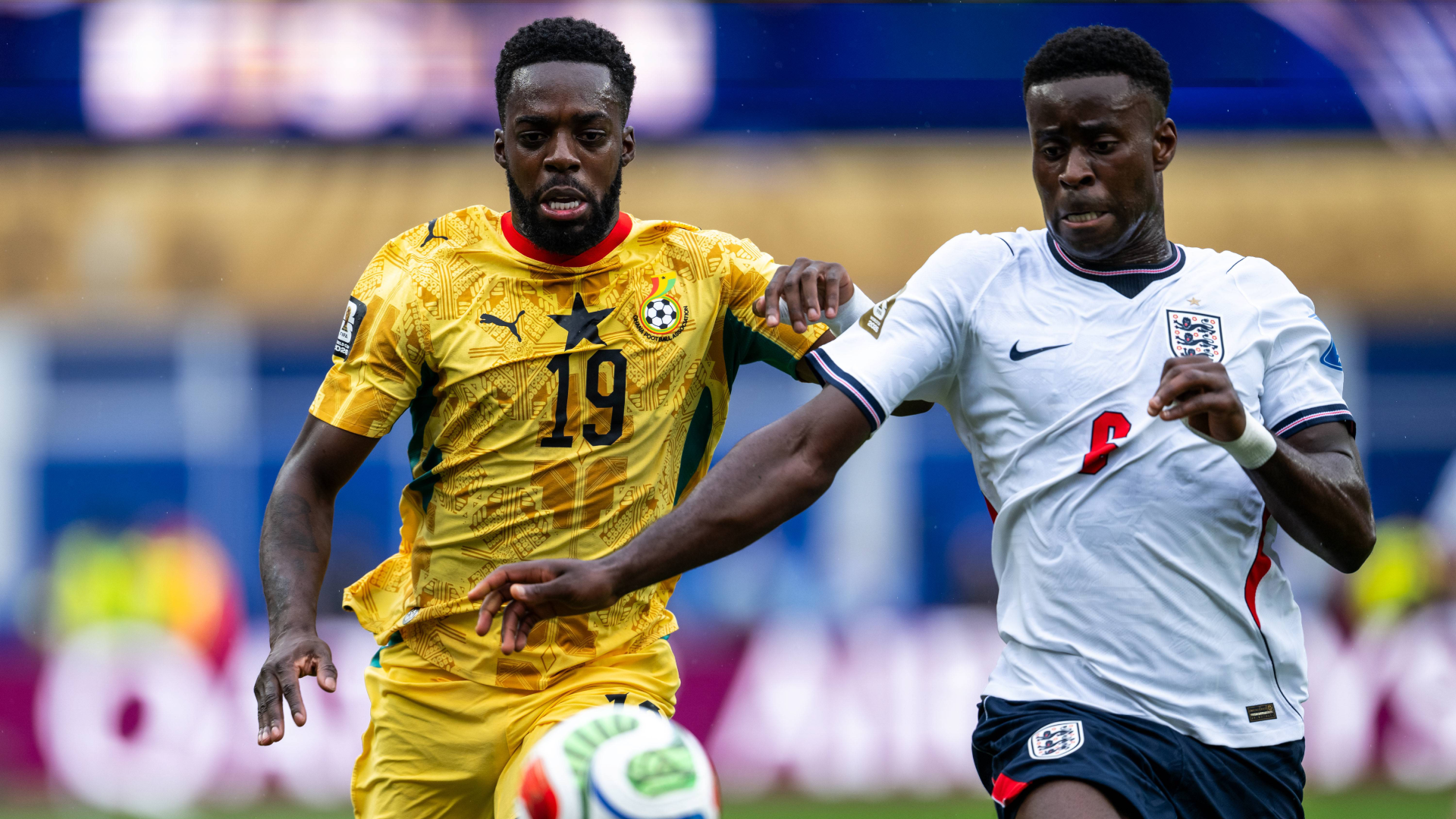 Iñaki Willams y Guéhi, en el Inglaterra-Ghana Iñaki Willams y Guéhi, en el Inglaterra-Ghana