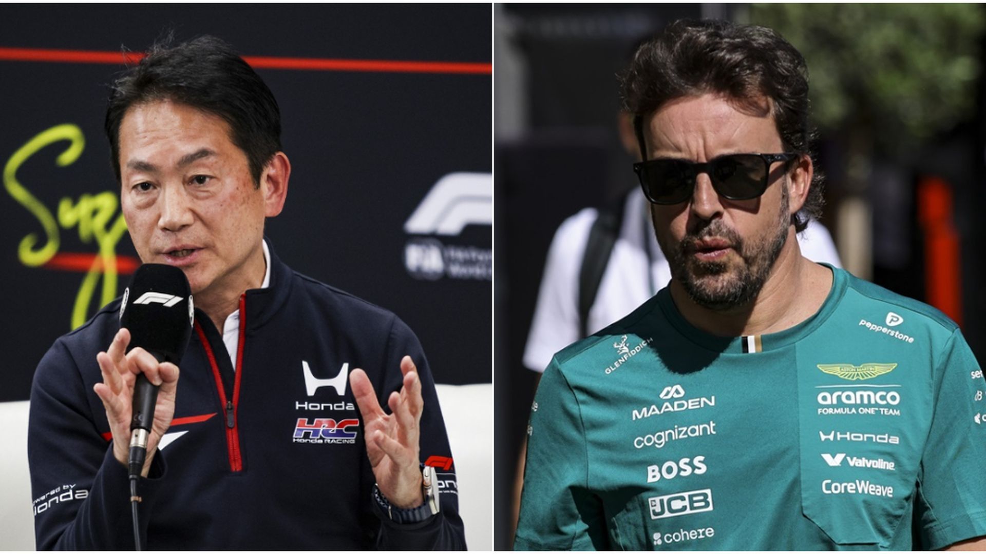 Koji Watanabe y Fernando Alonso Koji Watanabe y Fernando Alonso