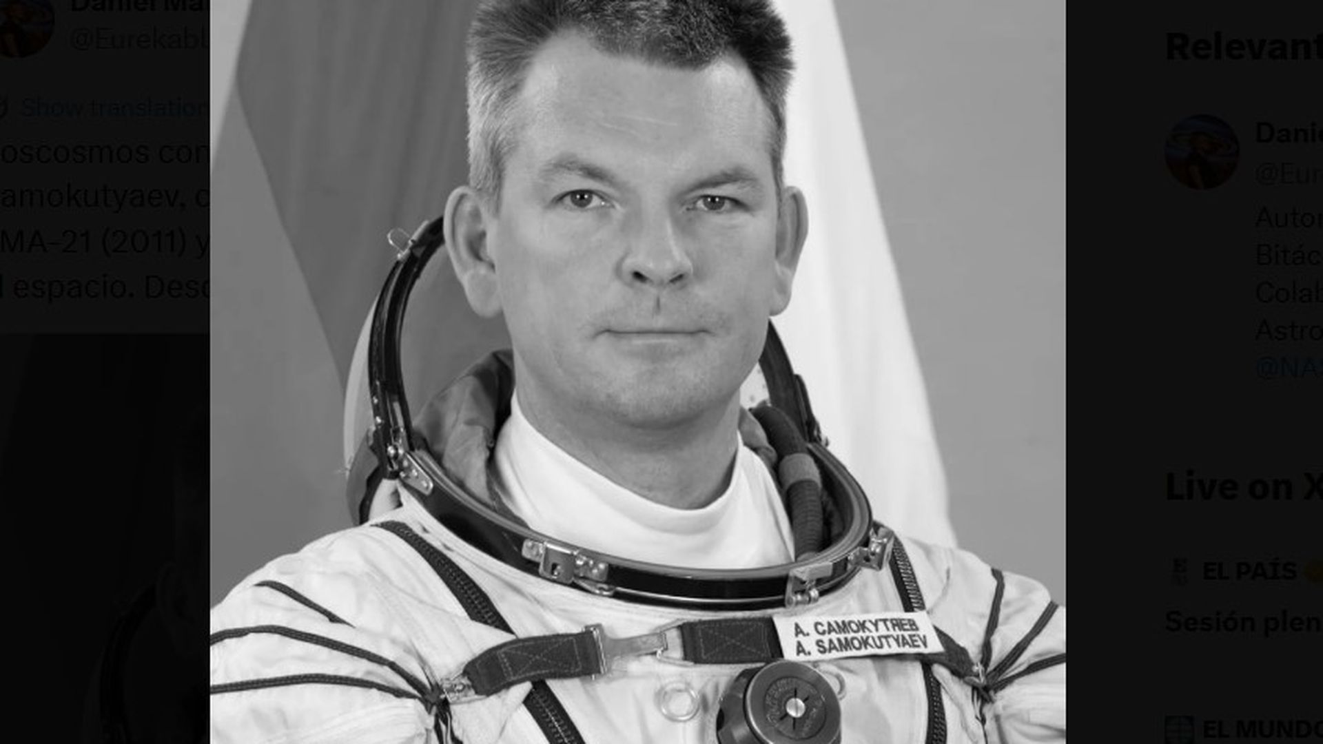 Muere Aleksandr Samokutyaev a los 56 años, el primer residente de larga duración de la Estación Espacial Internacional