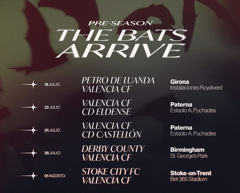 Pretemporada del Valencia CF