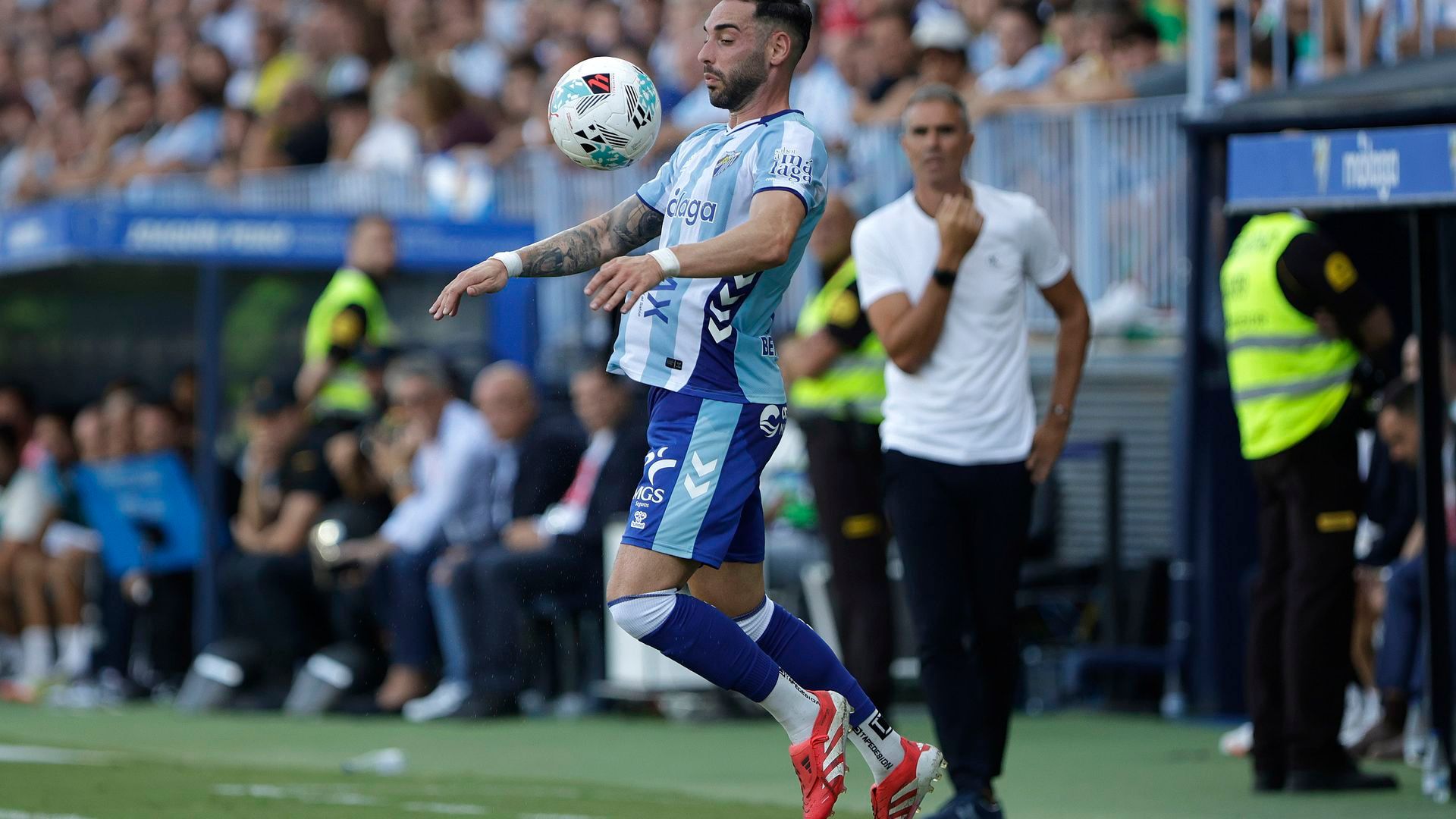 Víctor García, jugador del Málaga CF