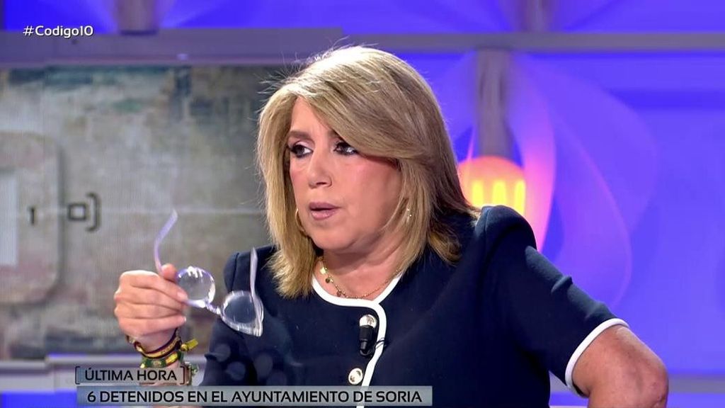 Saltan chispas entre Susana Díaz y Jorge Buxadé tras el registro en el Ayuntamiento de Soria: "No blanqueo absolutamente nada"
