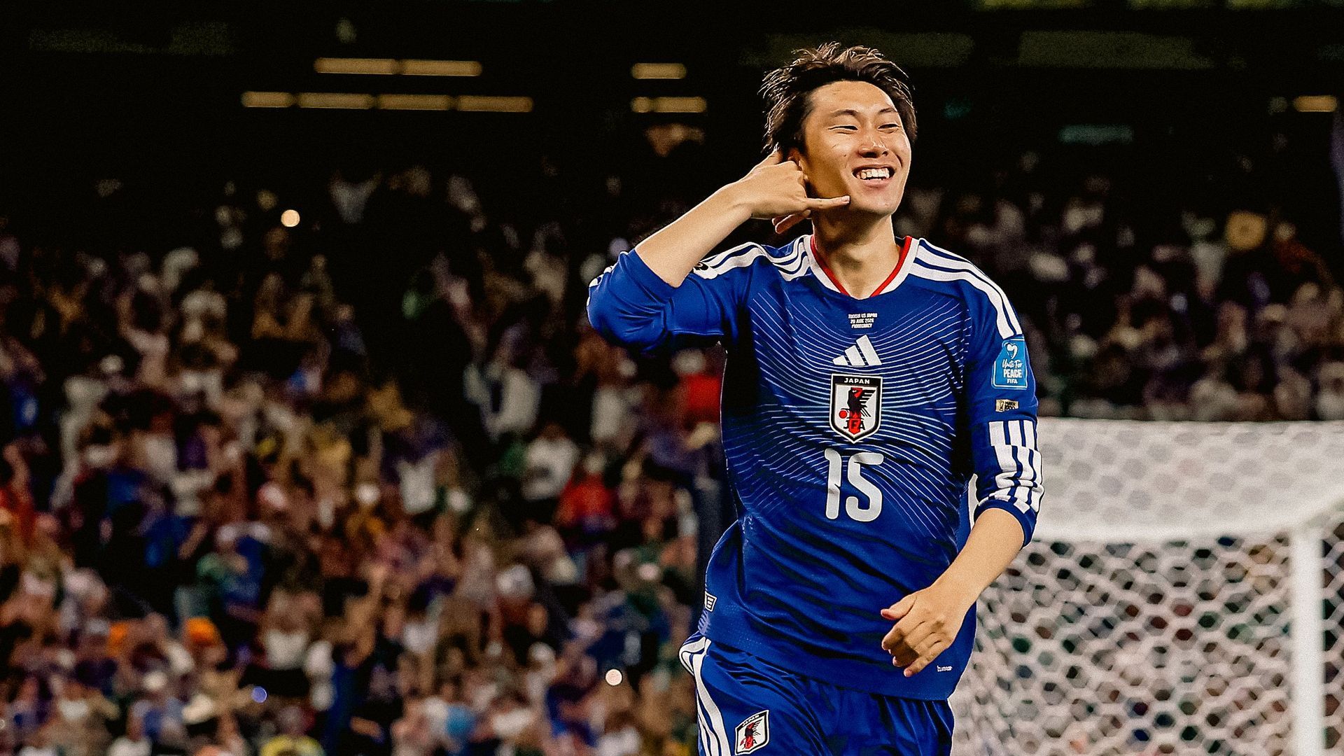Daichi Kamada celebra su gol en el Mundial 2026 Daichi Kamada celebra su gol en el Mundial 2026