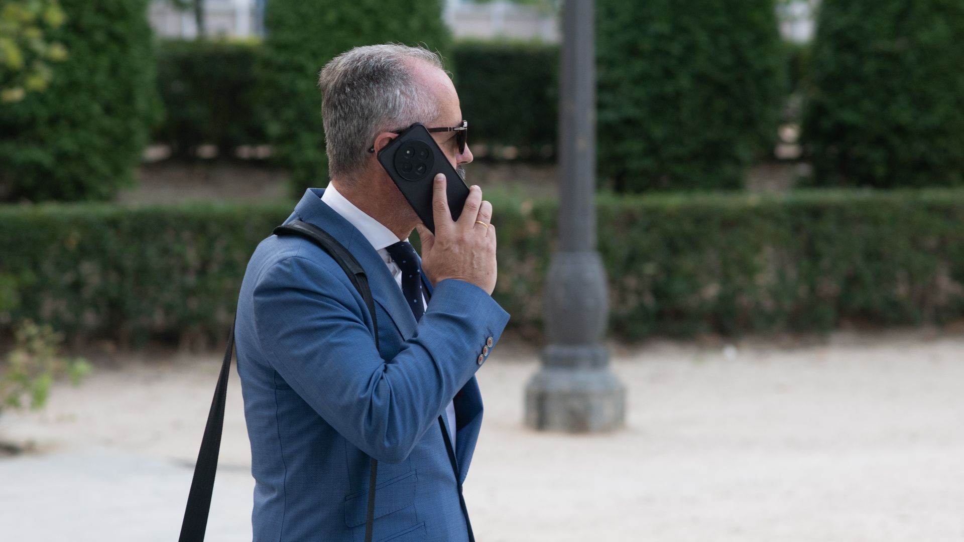 El comisario Andrés Manuel Gómez Gordo a su llegada a la Audiencia Nacional, El comisario Andrés Manuel Gómez Gordo a su llegada a la Audiencia Nacional,